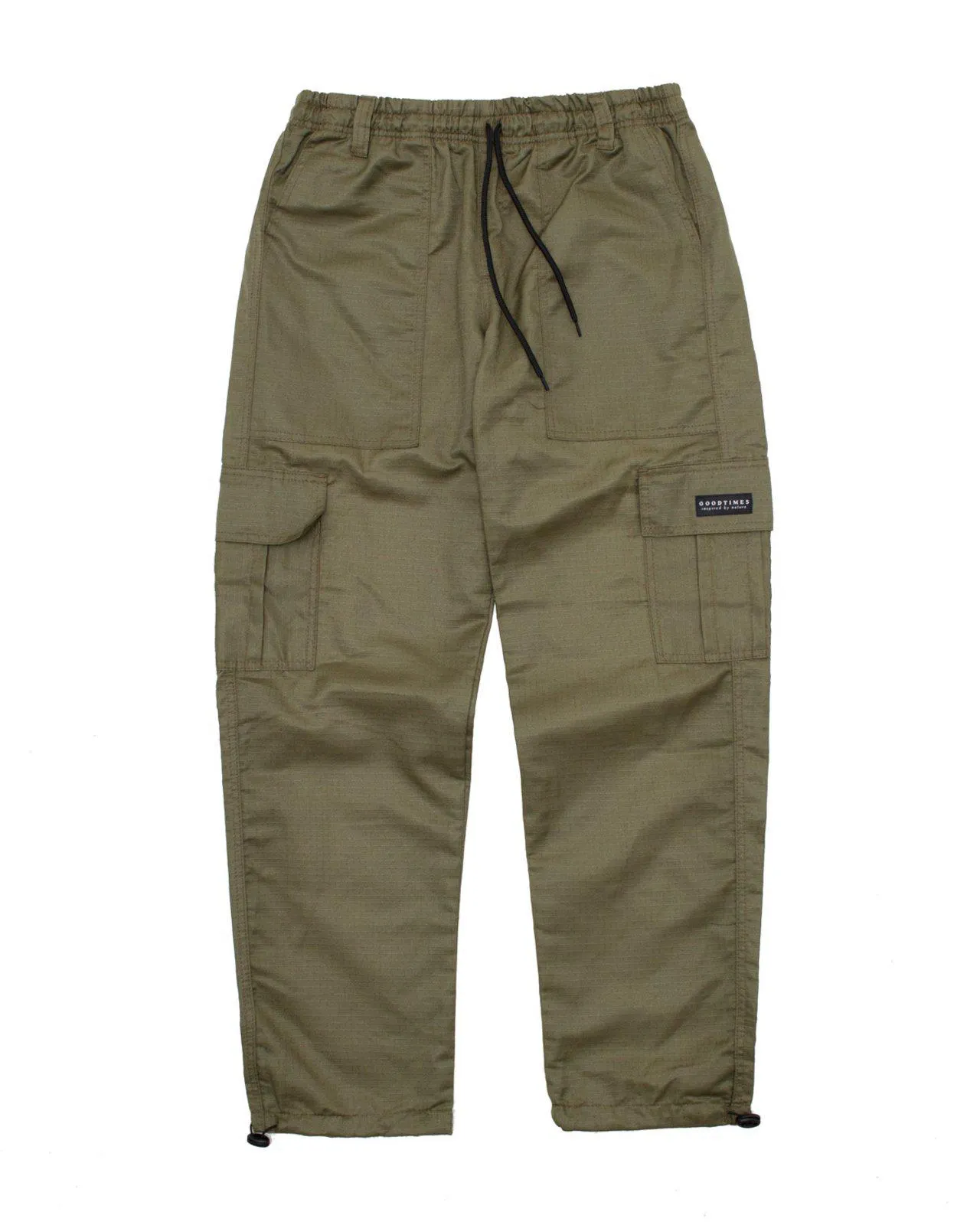 Calça Rip Stop Cargo Premium Good Times Verde Militar