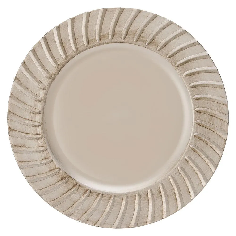 Sousplat Dorico 33cm Champanhe - Copa&cia