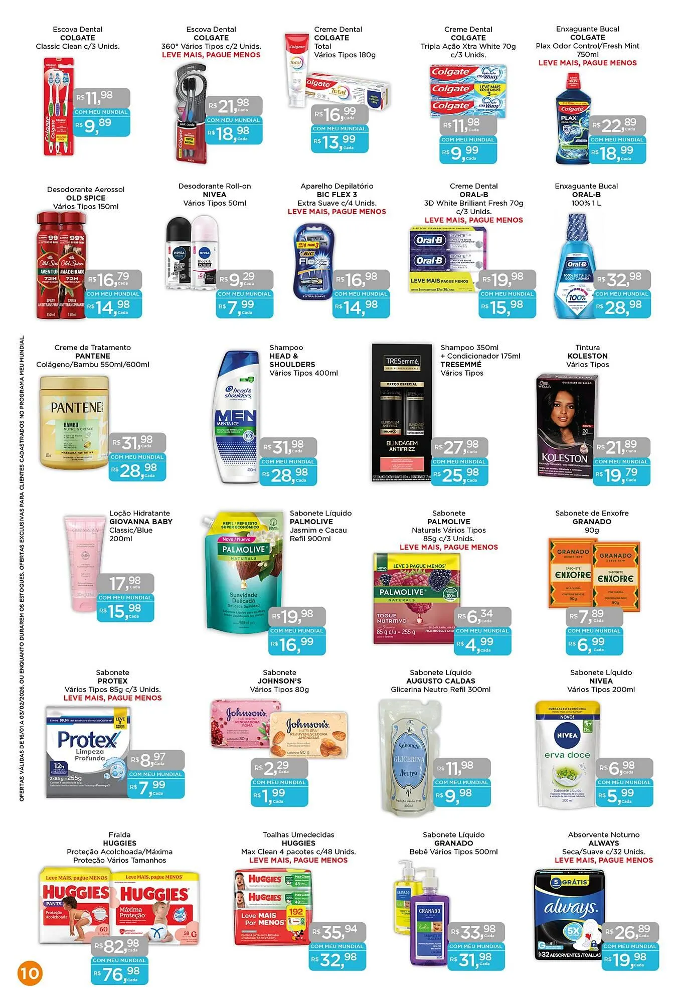 Encarte de Encarte Supermercados Mundial 16 de janeiro até 3 de fevereiro 2026 - Pagina 10