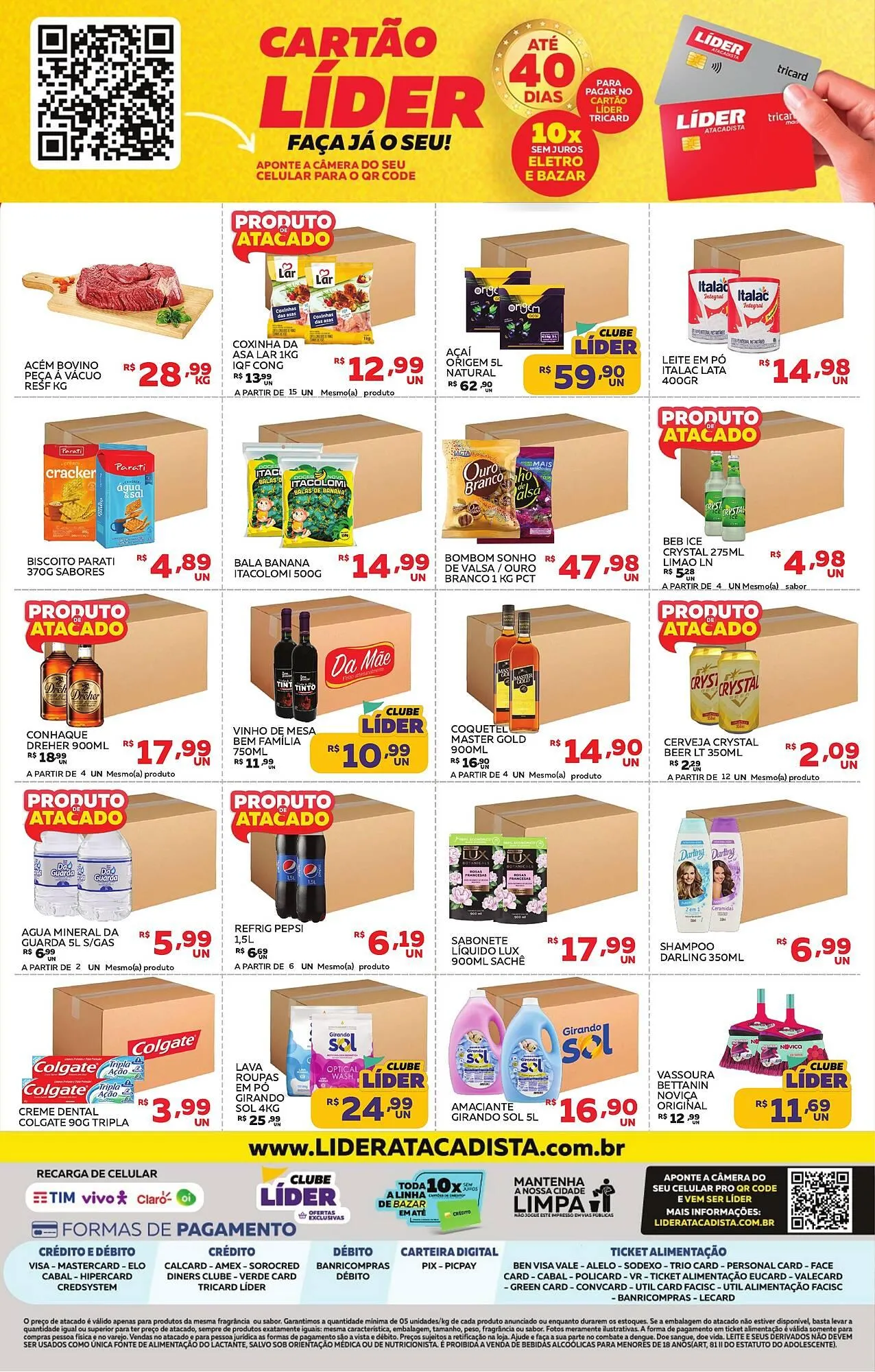 Encarte de Catálogo Lider Atacadista 10 de março até 16 de março 2025 - Pagina 4