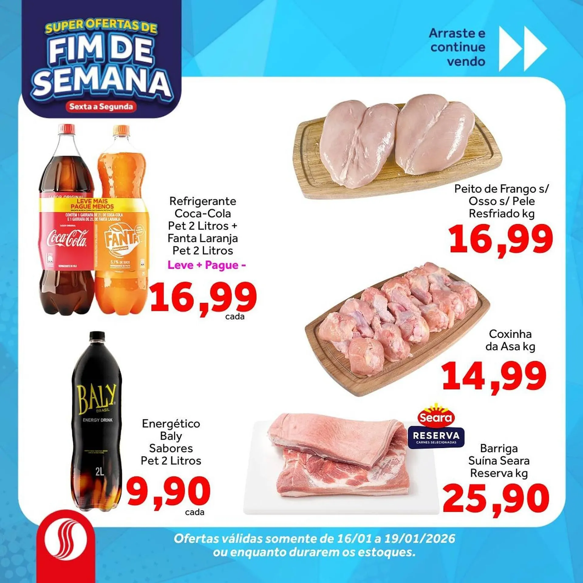 Encarte de Folheto Shibata Supermercados 16 de janeiro até 19 de janeiro 2026 - Pagina 2