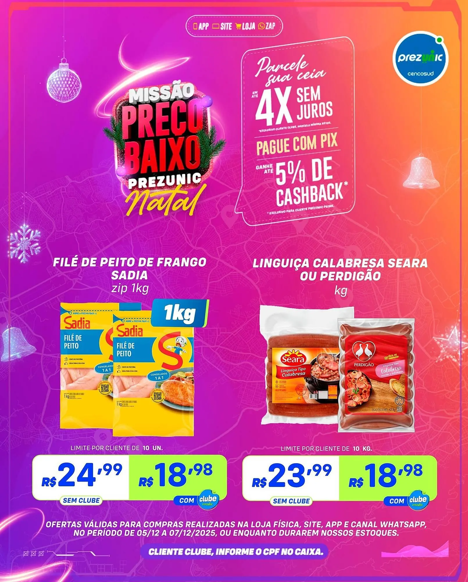 Encarte de Encarte Prezunic 5 de dezembro até 7 de dezembro 2025 - Pagina 3