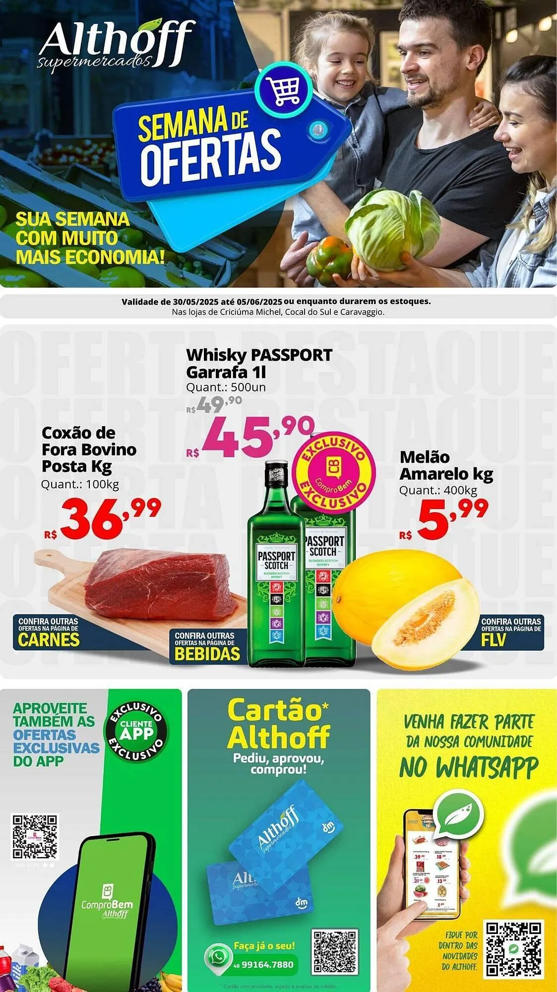 Encarte de Catálogo Althoff Supermercados 30 de maio até 5 de junho 2025 - Pagina 1