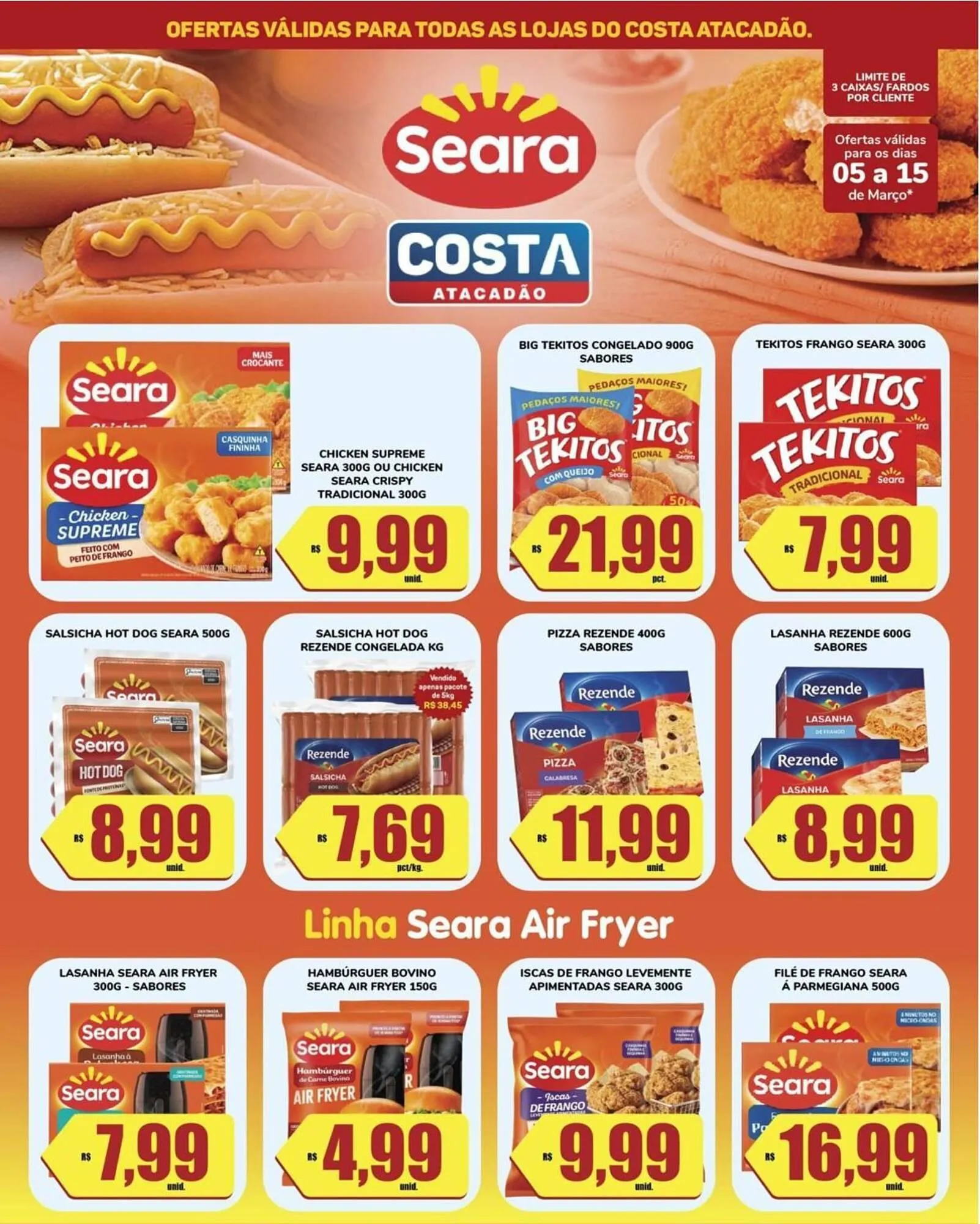 Encarte de Tabloide Costa Atacadão 5 de março até 15 de março 2026 - Pagina 1