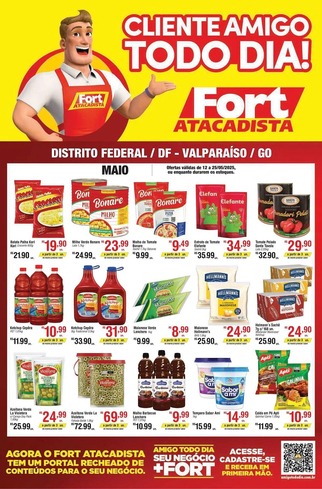 Encarte de Catálogo Fort Atacadista 12 de maio até 25 de maio 2025 - Pagina 1