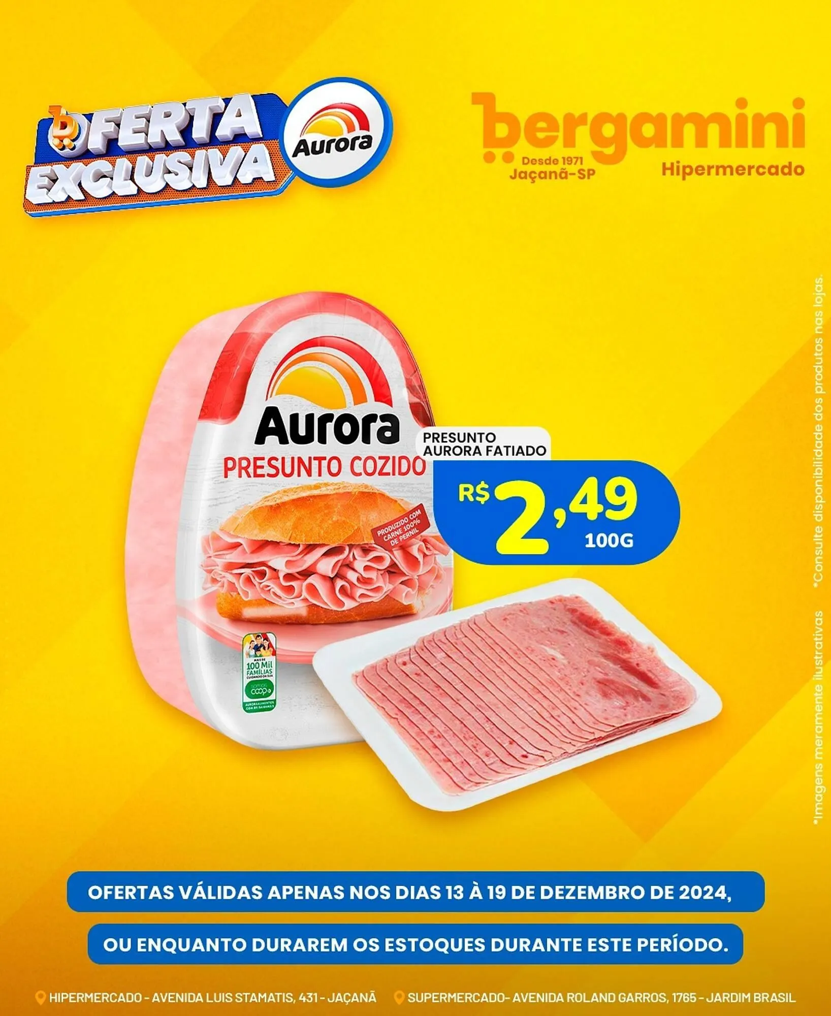 Encarte de Catálogo Supermercado Bergamini 13 de dezembro até 19 de dezembro 2024 - Pagina 1