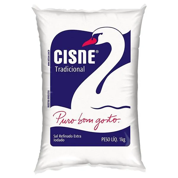 Sal Refinado Cisne Tradicional 1kg