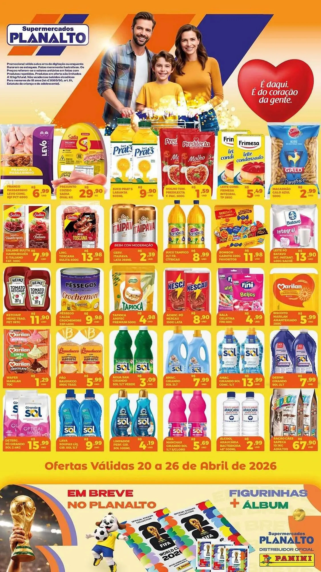 Encarte de Catálogo Supermercados Planalto 20 de abril até 26 de abril 2026 - Pagina 1