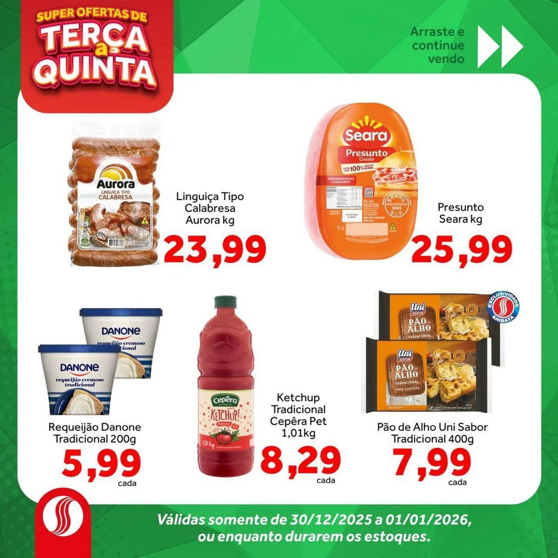 Encarte de Folheto Shibata Supermercados 30 de dezembro até 1 de janeiro 2026 - Pagina 4