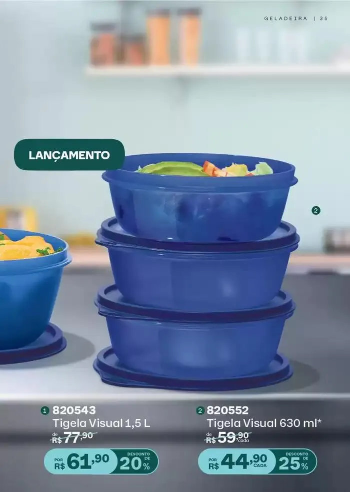 Encarte de Catálogo Tupperware 26 de março até 31 de março 2025 - Pagina 34
