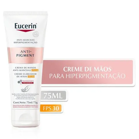 Creme Clareador para Mãos Eucerin Anti-Pigment 75ml