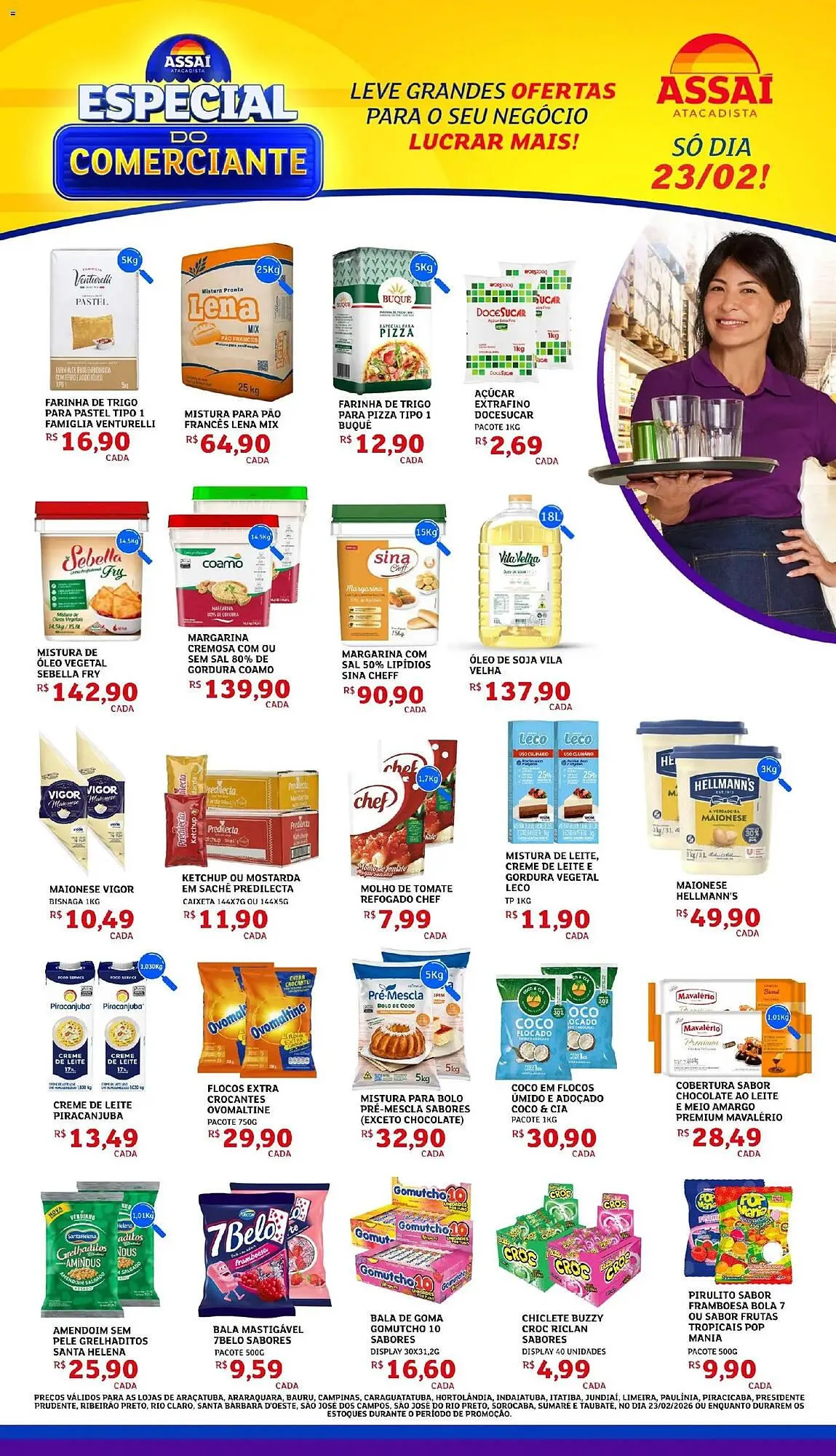 Encarte de Encarte Assaí Atacadista 23 de fevereiro até 23 de fevereiro 2026 - Pagina 1