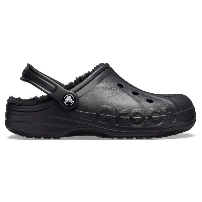 Sandália Crocs Baya Lined Clog BLACK/BLACK