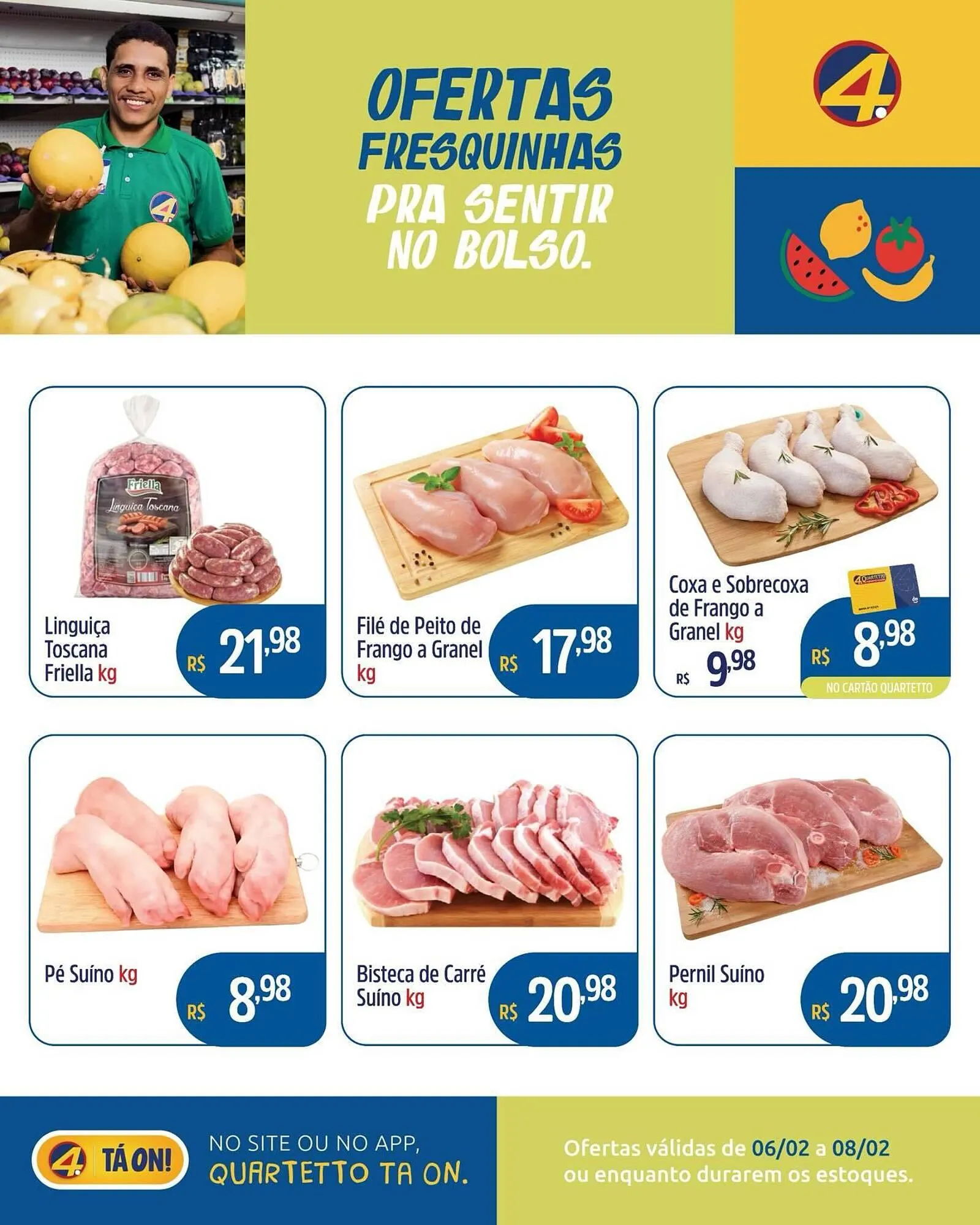 Encarte de Catálogo Quartetto Supermercados 6 de fevereiro até 8 de fevereiro 2026 - Pagina 5