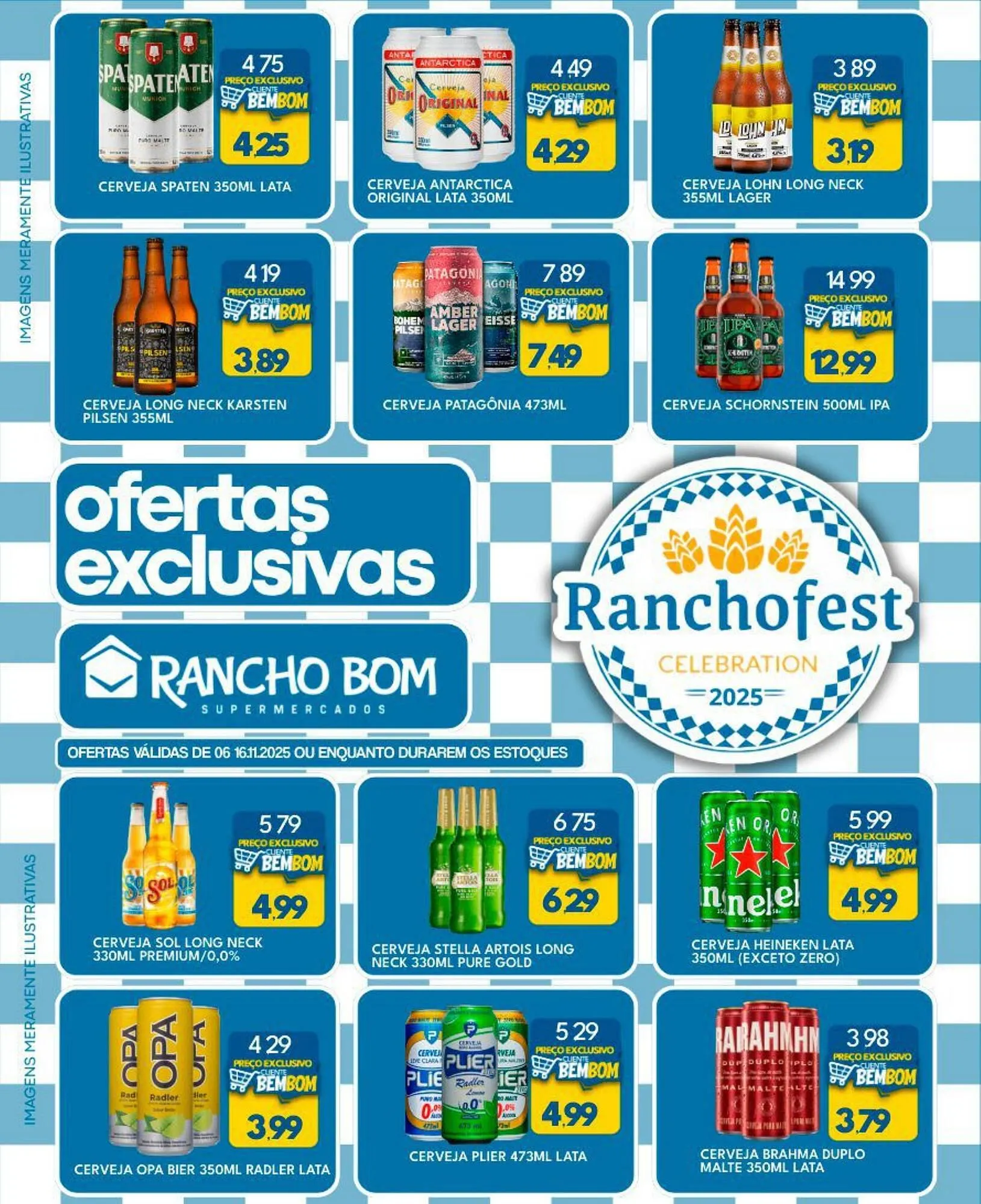 Encarte de Catálogo Rancho Bom Supermercados 6 de novembro até 16 de novembro 2025 - Pagina 1