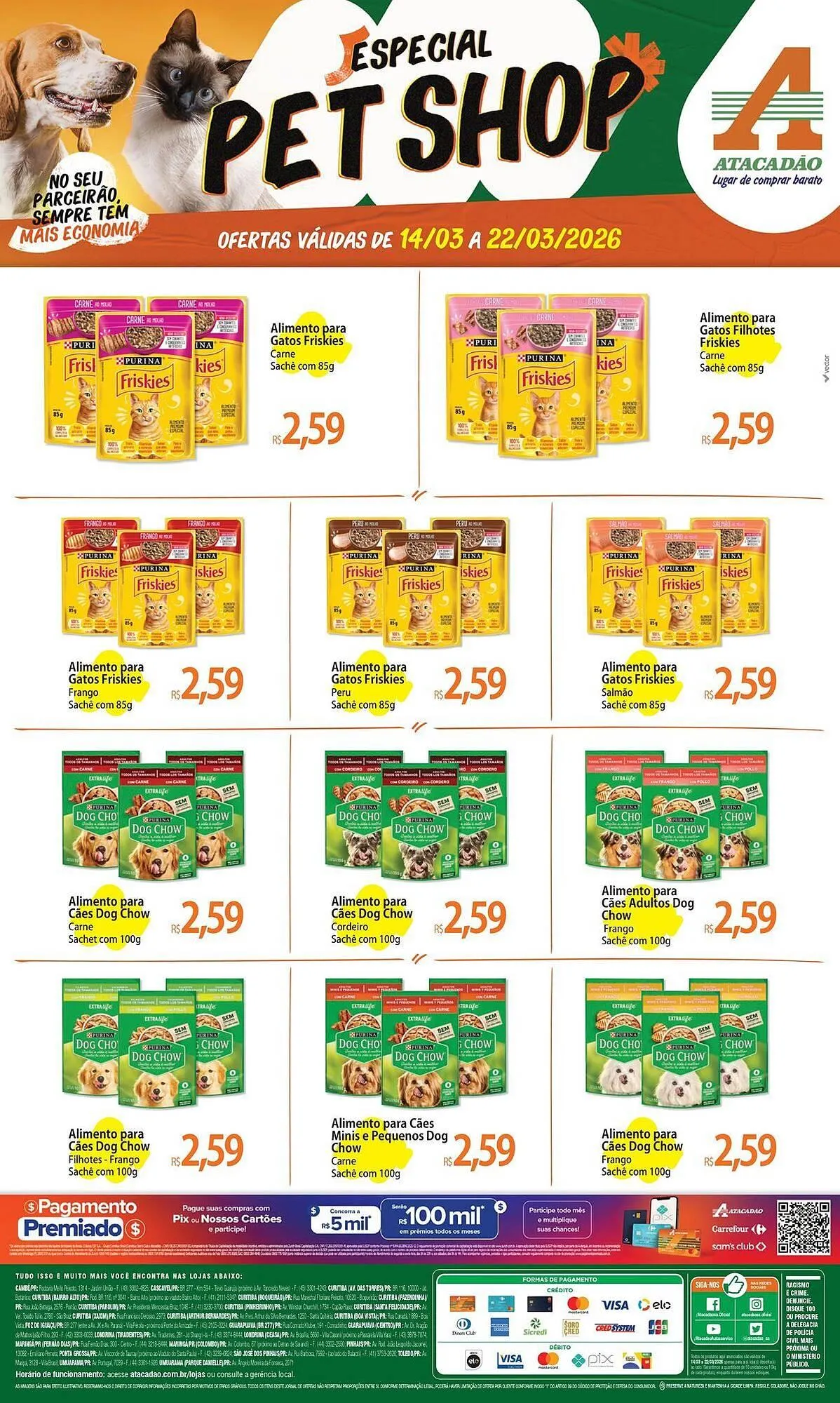 Encarte de Folheto Atacadão 16 de março até 22 de março 2026 - Pagina 1