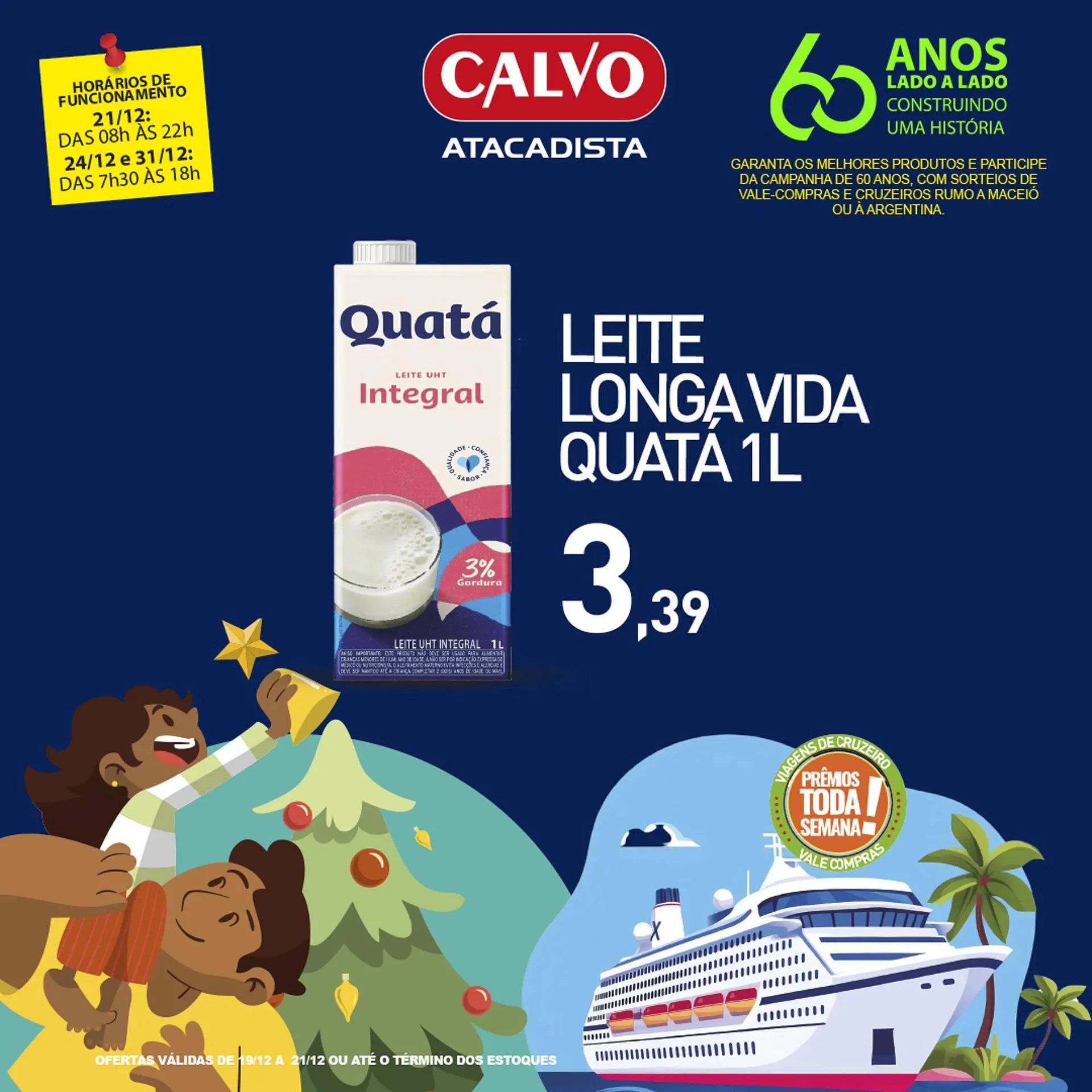 Encarte de Folheto Calvo Atacadista 24 de dezembro até 31 de dezembro 2025 - Pagina 1