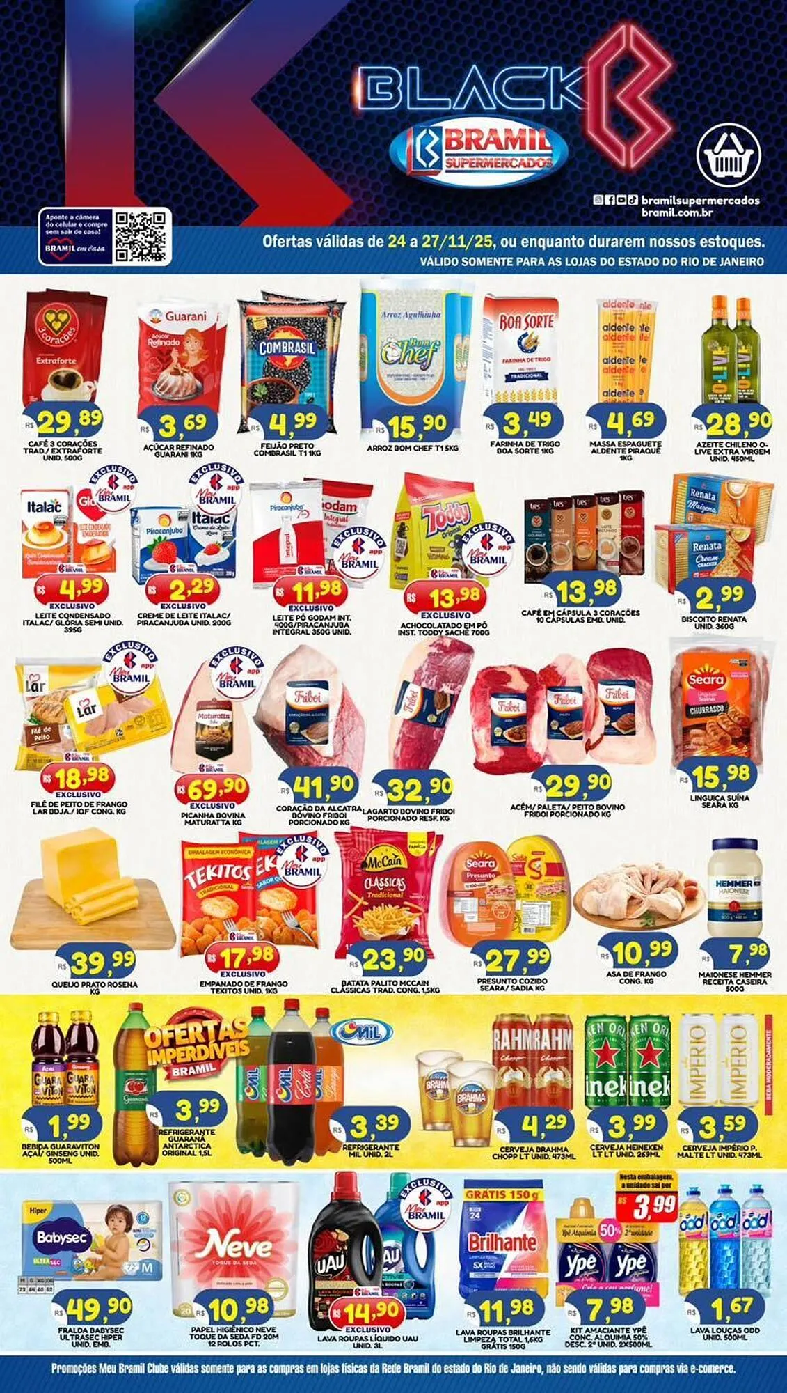 Encarte de Encarte Bramil Supermercados 24 de novembro até 27 de novembro 2025 - Pagina 1