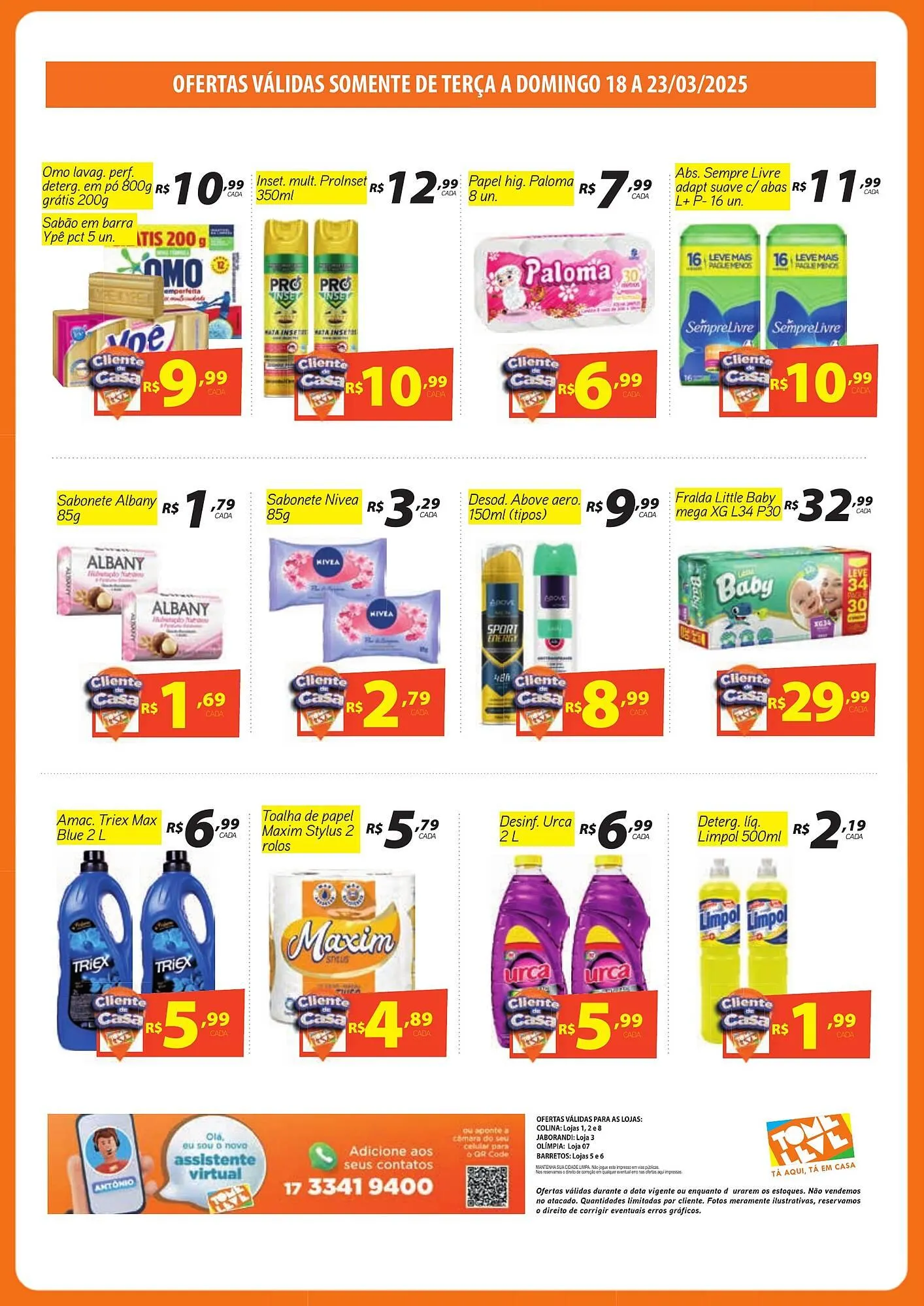 Encarte de Catálogo Tome Leve 17 de março até 19 de março 2025 - Pagina 7