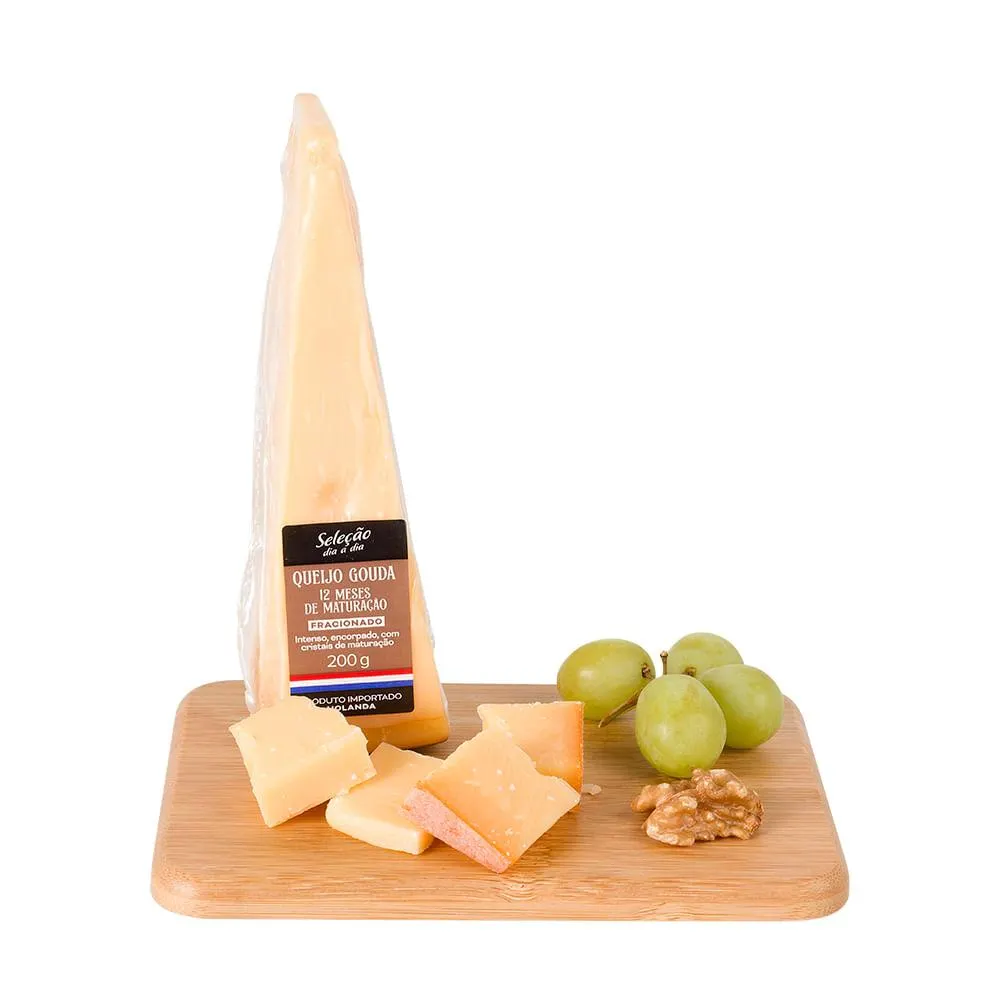 Queijo Gouda Maturado 12 Meses Seleção Dia A Dia 200g | Oba Hortifruti