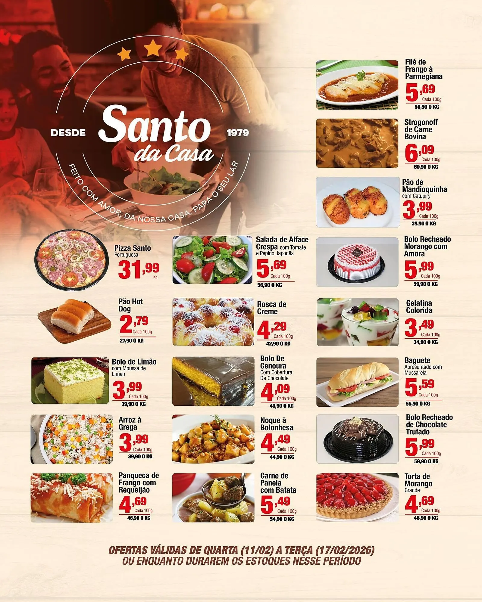 Encarte de Catálogo Santo Supermercados 11 de fevereiro até 17 de fevereiro 2026 - Pagina 5