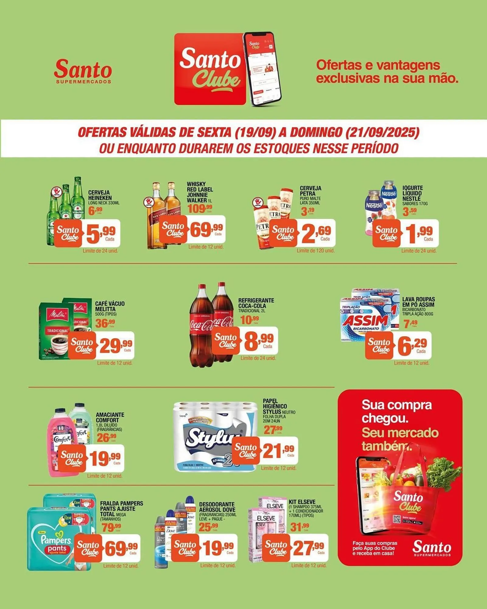 Encarte de Catálogo Santo Supermercados 18 de setembro até 23 de setembro 2025 - Pagina 3