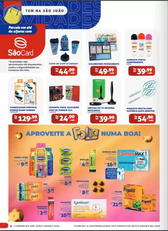 Encarte de Farmácia São João Marco 2025! 4 de março até 31 de março 2025 - Pagina 8
