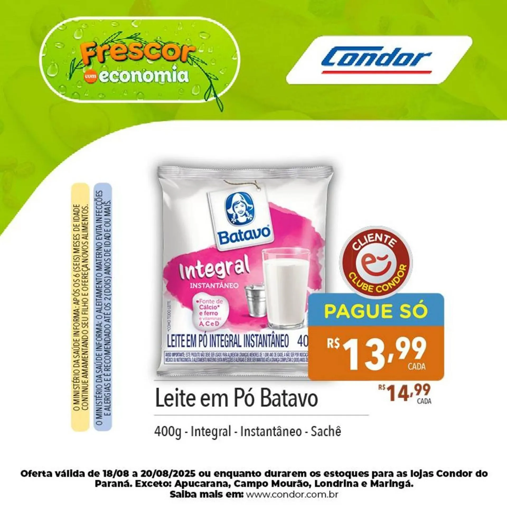 Encarte de Catálogo Supermercados Condor 19 de agosto até 20 de agosto 2025 - Pagina 6