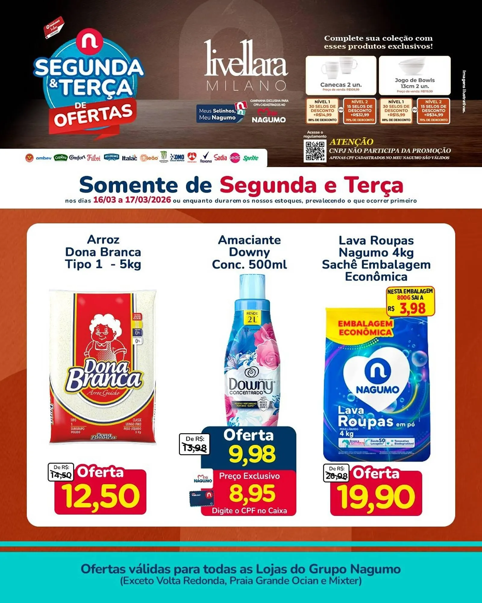 Encarte de Folheto Nagumo 16 de março até 17 de março 2026 - Pagina 1