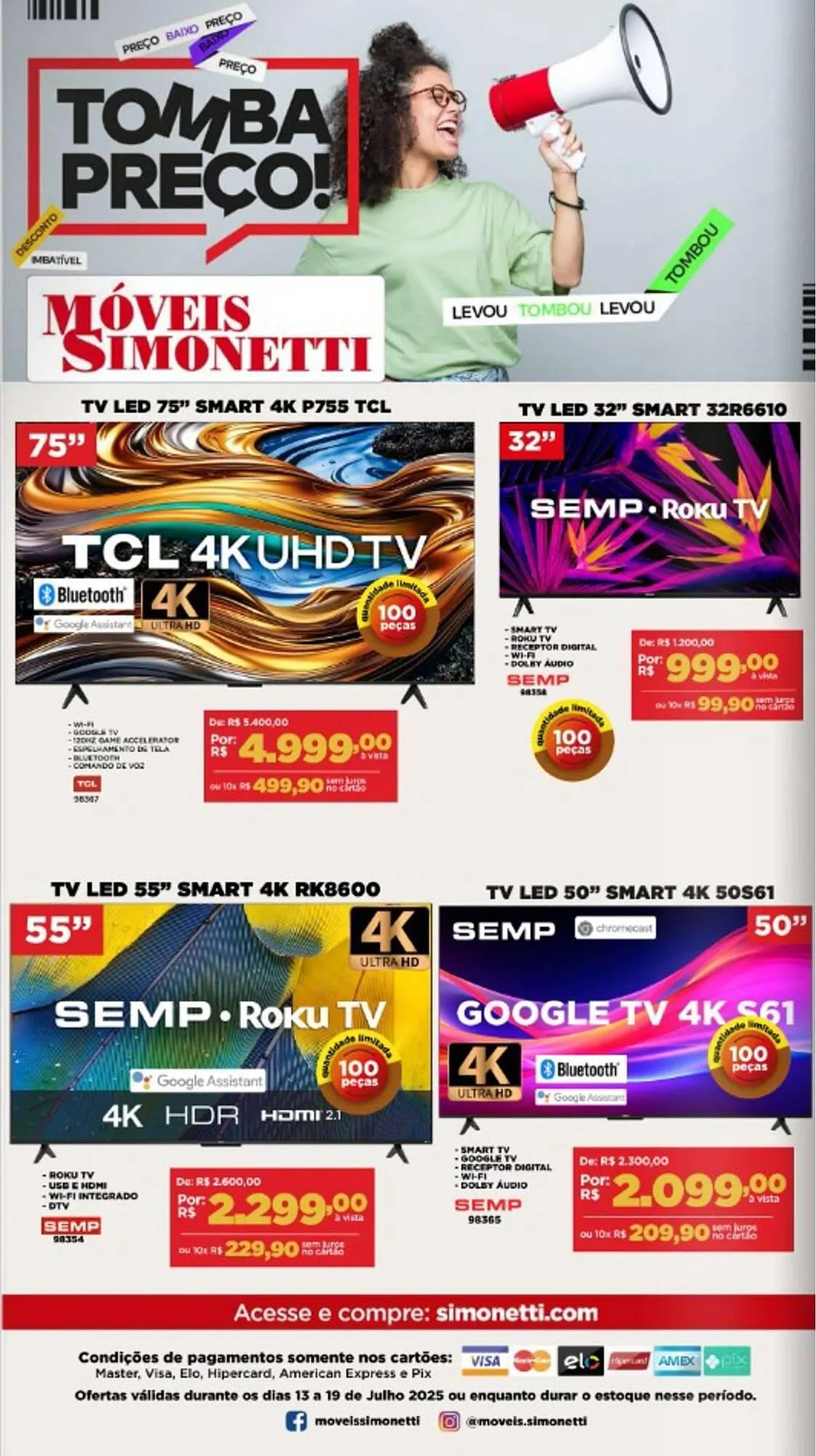 Encarte de Catálogo Móveis Simonetti 14 de julho até 19 de julho 2025 - Pagina 40