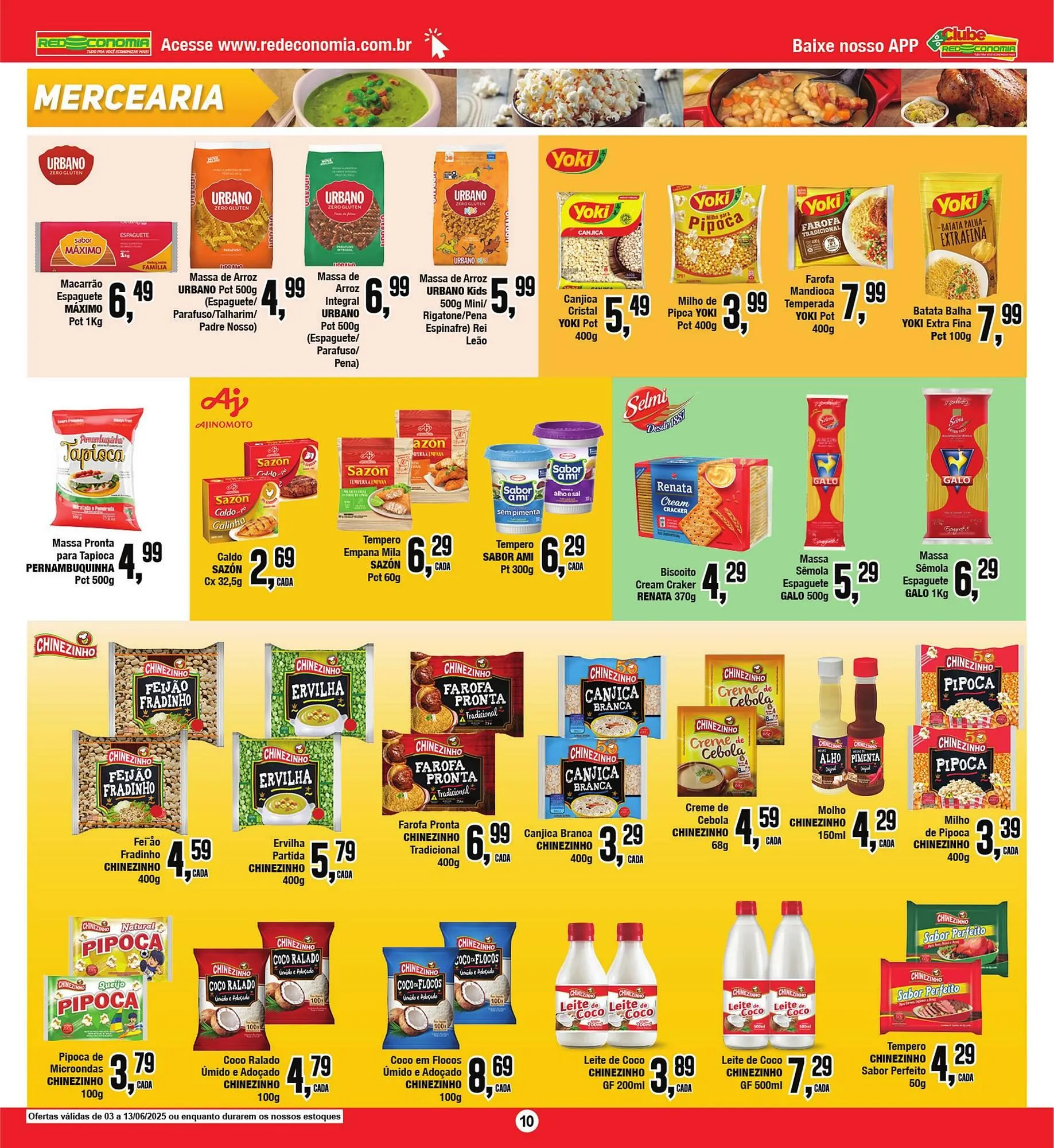Encarte de Catálogo Rede Economia 4 de junho até 14 de junho 2025 - Pagina 10