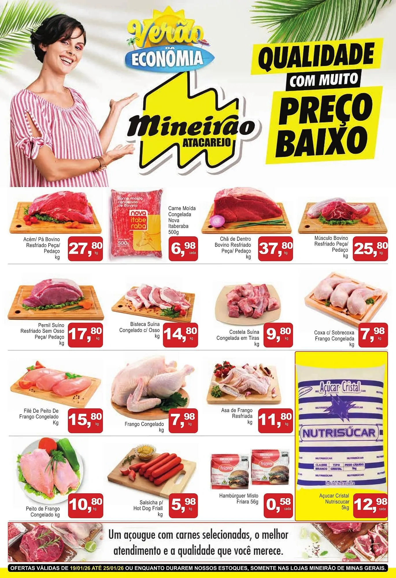 Encarte de Folheto Mineirão Atacarejo 19 de janeiro até 25 de janeiro 2026 - Pagina 1