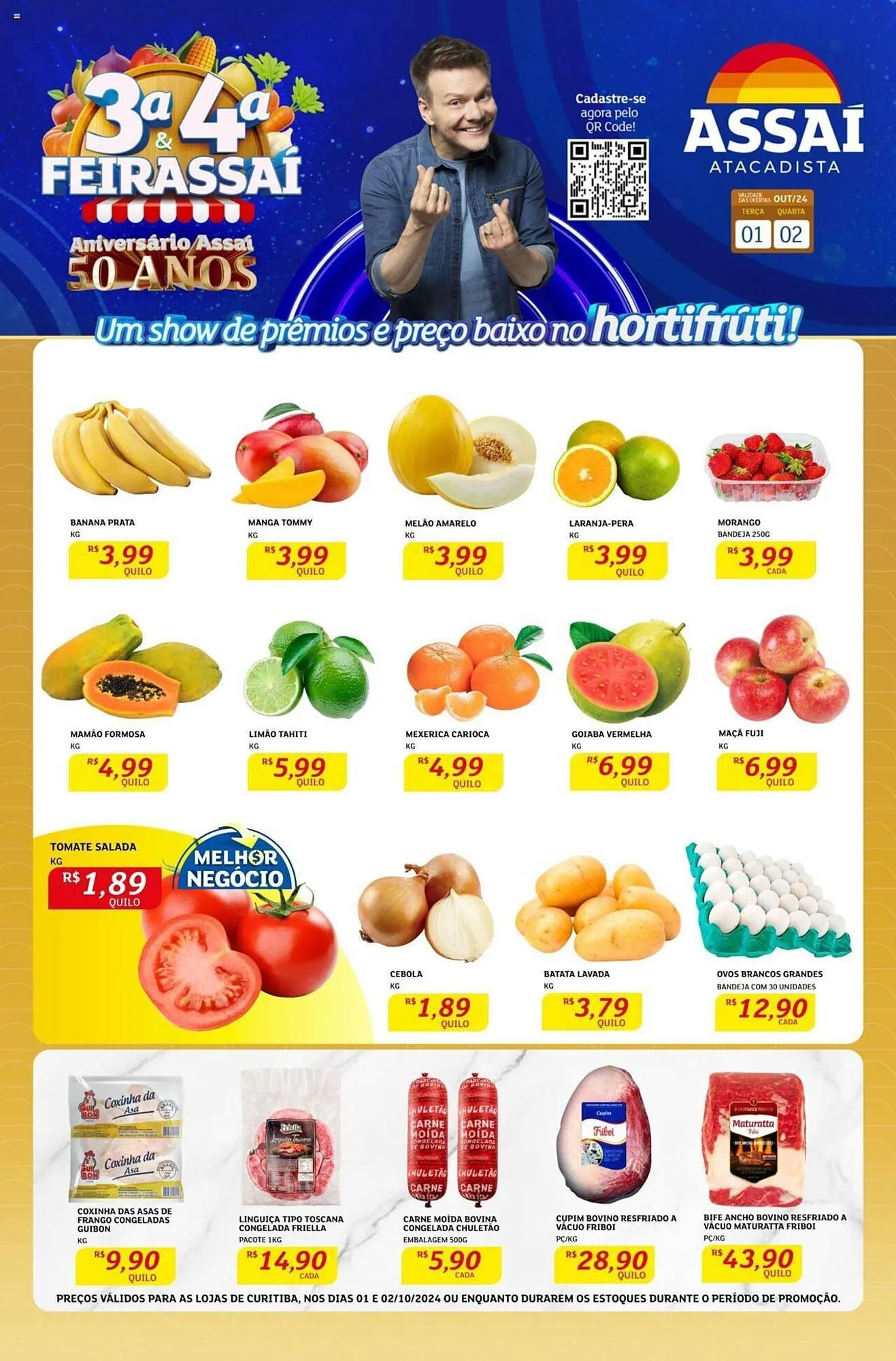 Encarte de Catálogo Assaí Atacadista 1 de outubro até 2 de outubro 2024 - Pagina 1