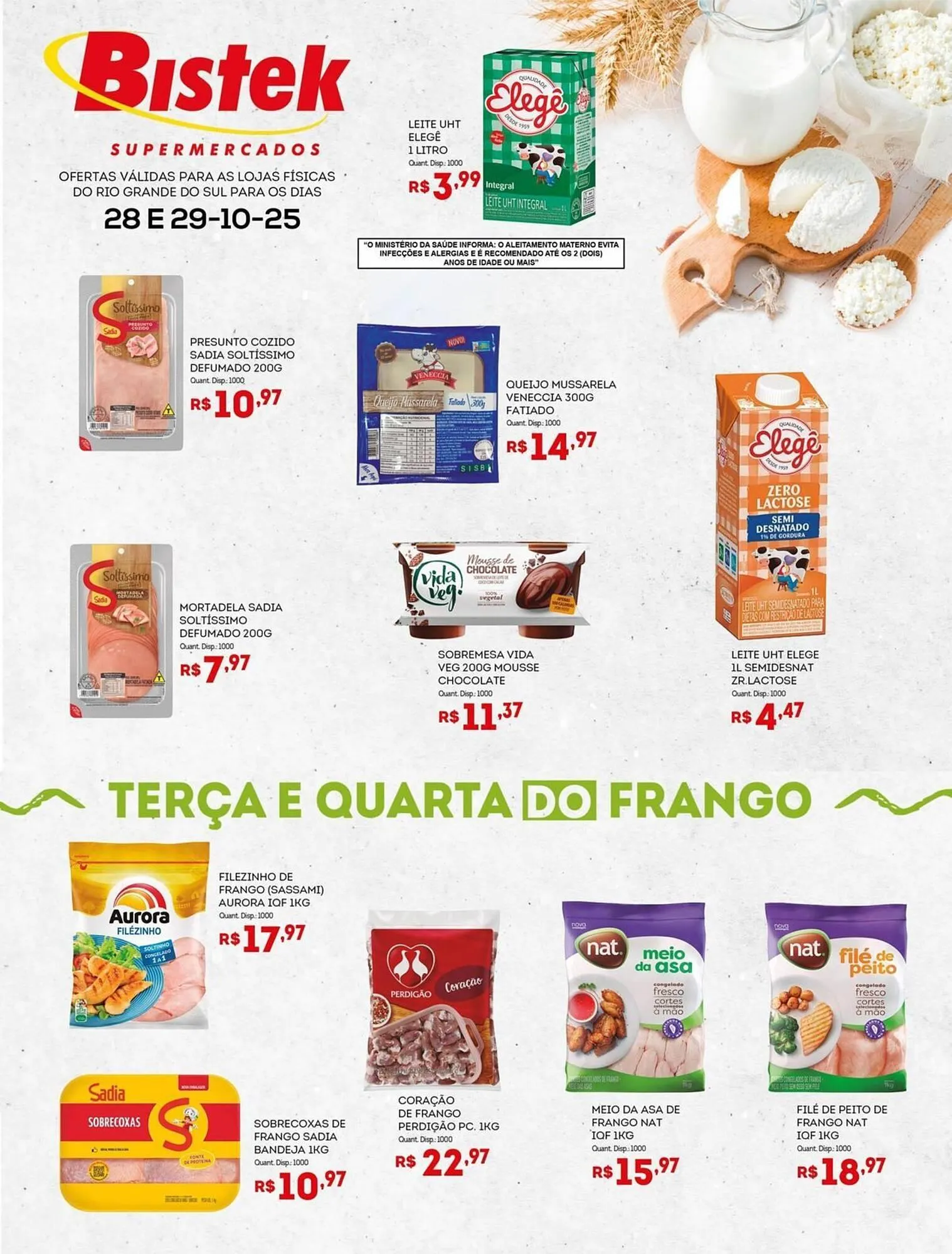Encarte Bistek Supermercados - 1