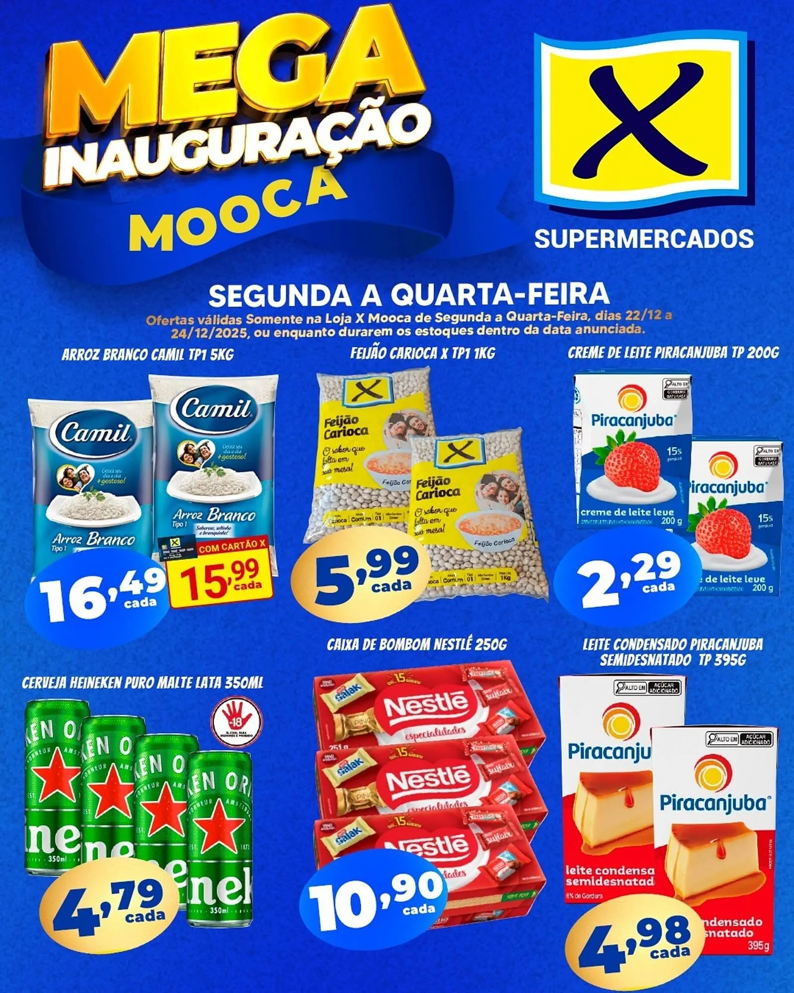 Encarte de Folheto X Supermercados 22 de dezembro até 24 de dezembro 2025 - Pagina 1