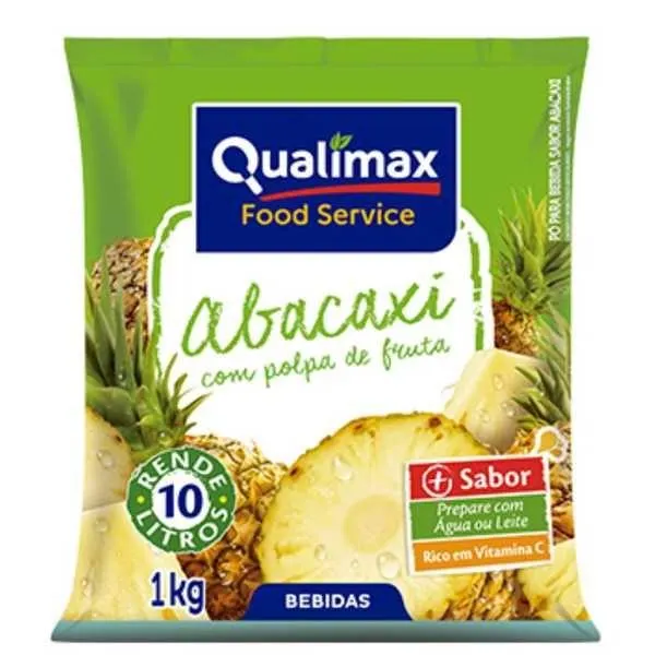 Suco Qualimax em Pó Abacaxi 1kg 1 UN
