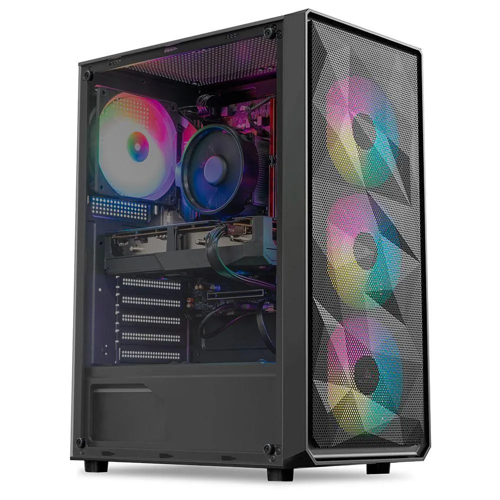 PC Gamer Pichau Hanuman II, AMD Ryzen 5 7600, GeForce RTX 4060 Ti 8GB, 16GB DDR5, SSD M.2 480GB