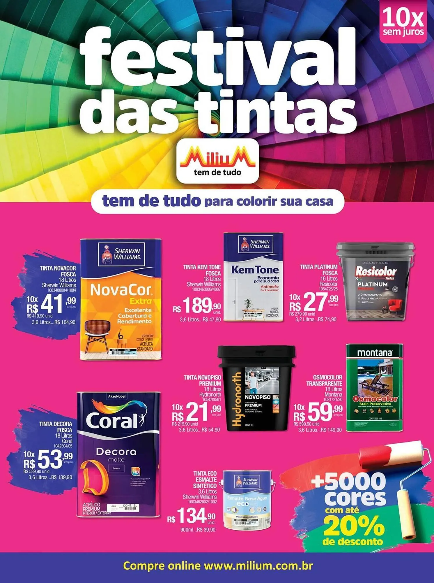 Encarte de Catálogo Milium 11 de novembro até 6 de janeiro 2026 - Pagina 1