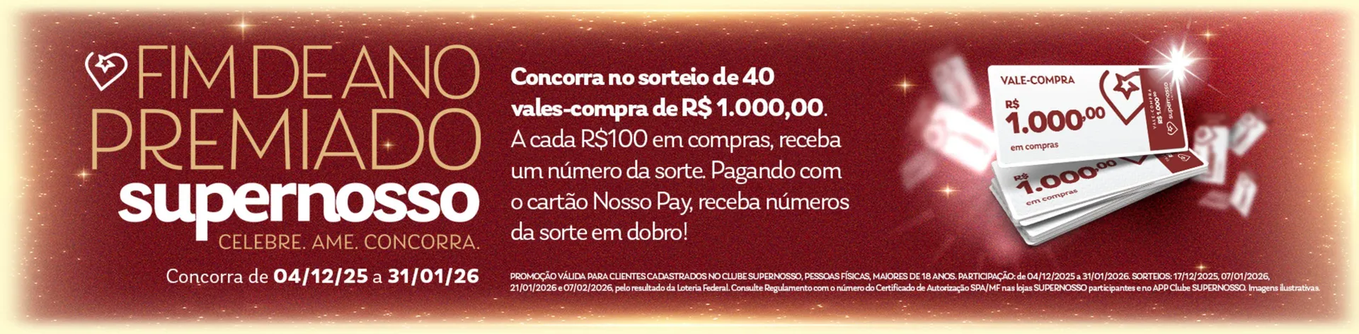 Encarte de Folheto Super Nosso 23 de dezembro até 28 de dezembro 2025 - Pagina 21