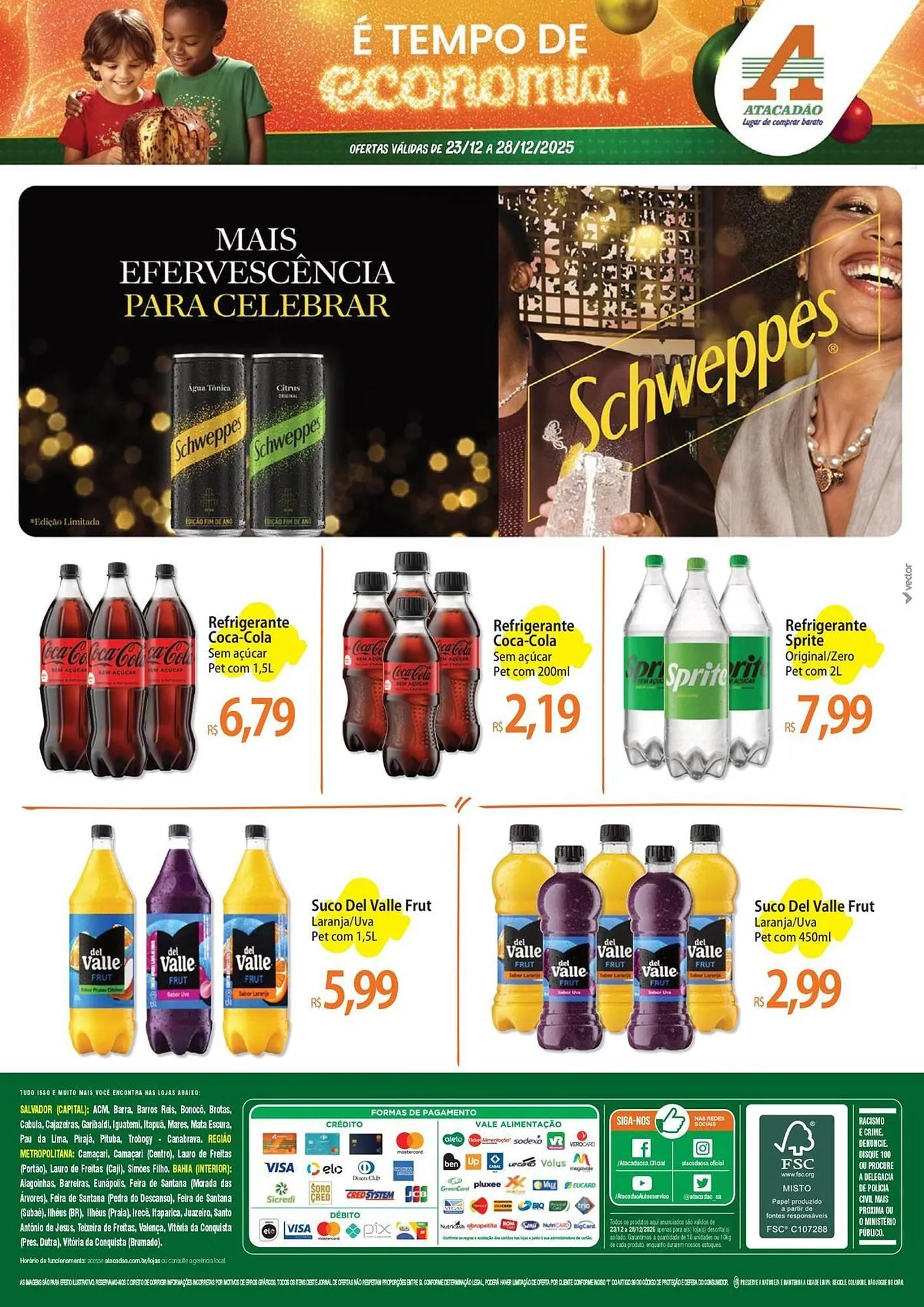 Encarte de Folheto Atacadão 23 de dezembro até 28 de dezembro 2025 - Pagina 2