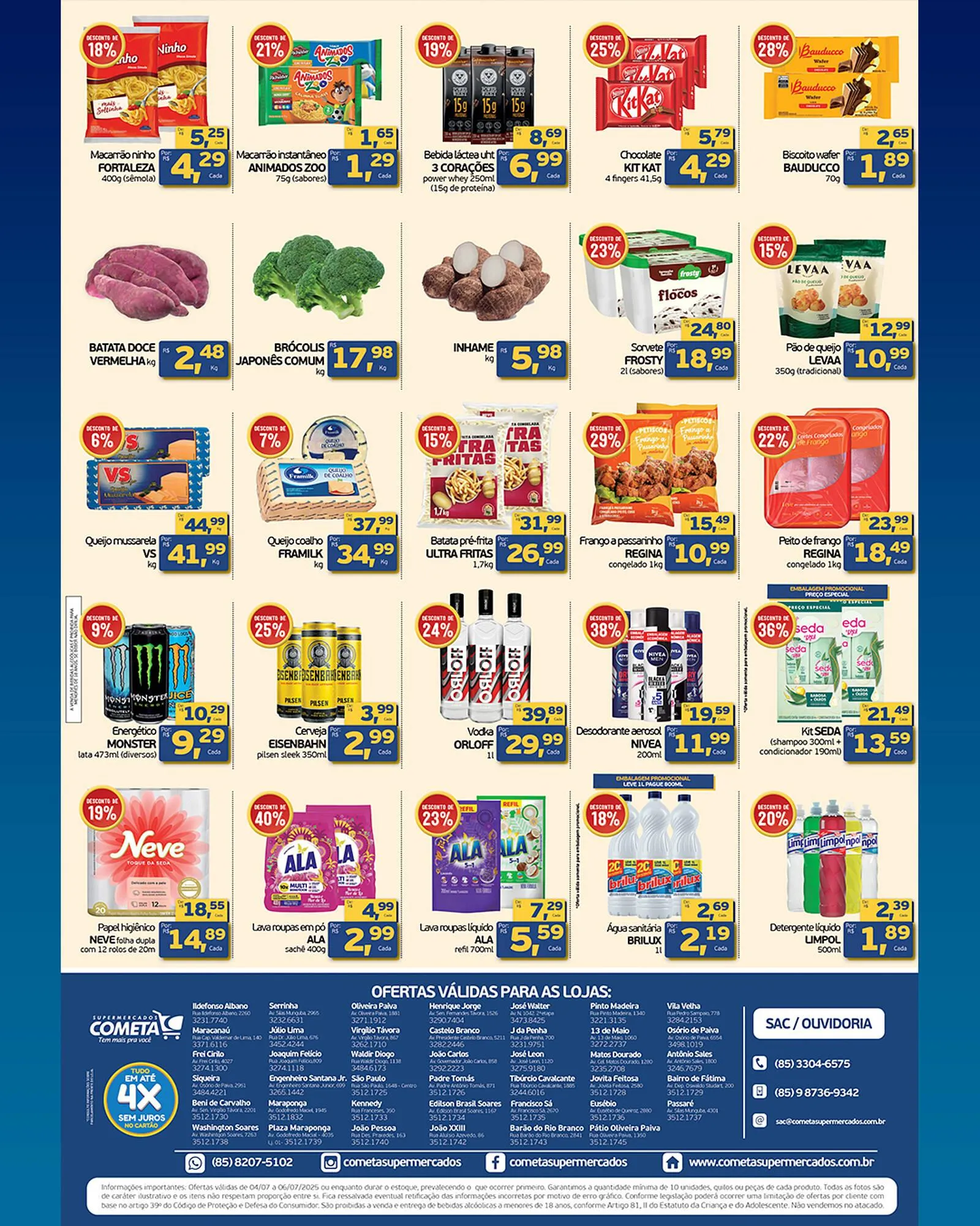 Encarte de Catálogo Cometa Supermercados 3 de julho até 6 de julho 2025 - Pagina 3