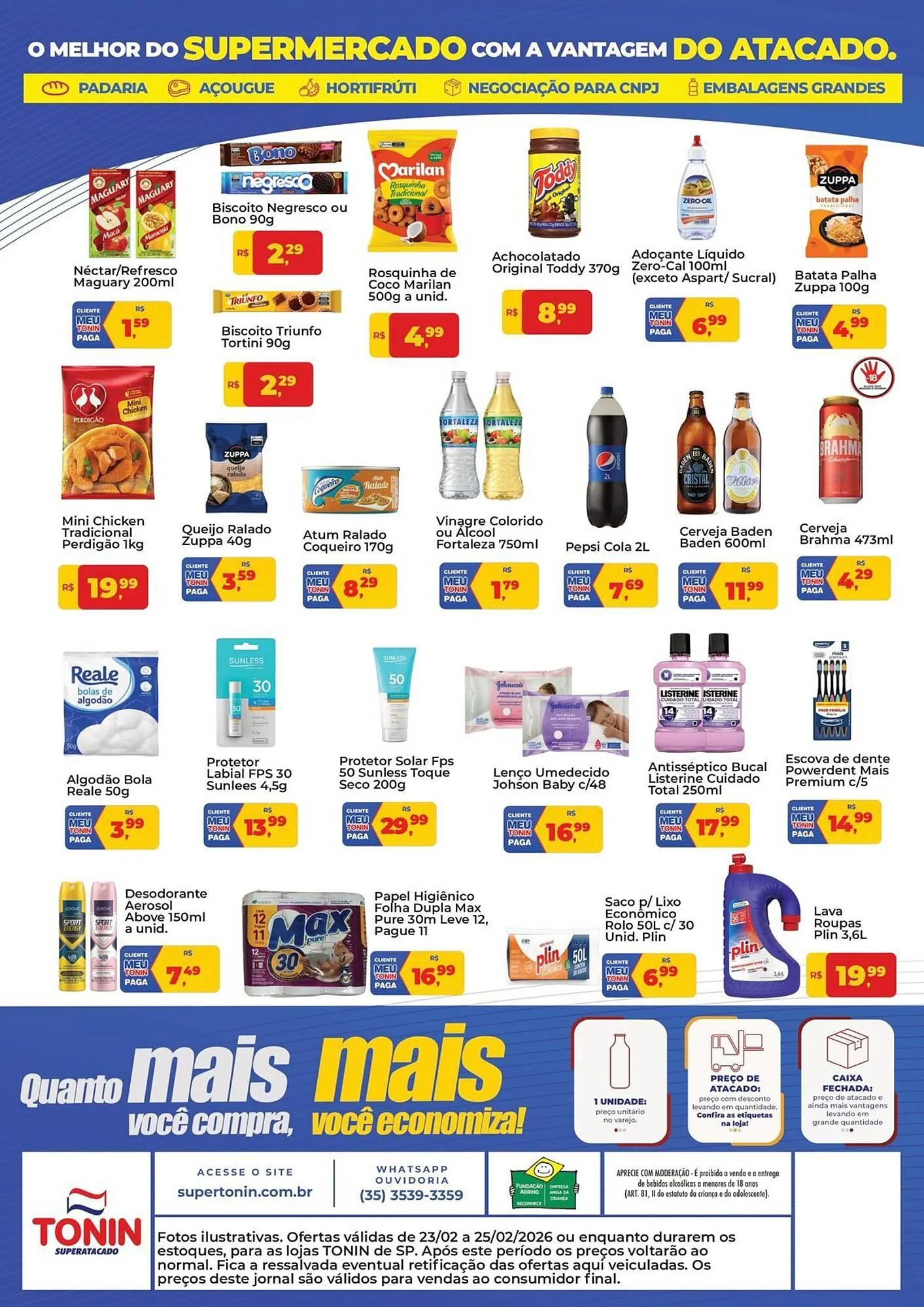 Encarte de Catálogo Tonin Superatacado 23 de fevereiro até 25 de fevereiro 2026 - Pagina 2