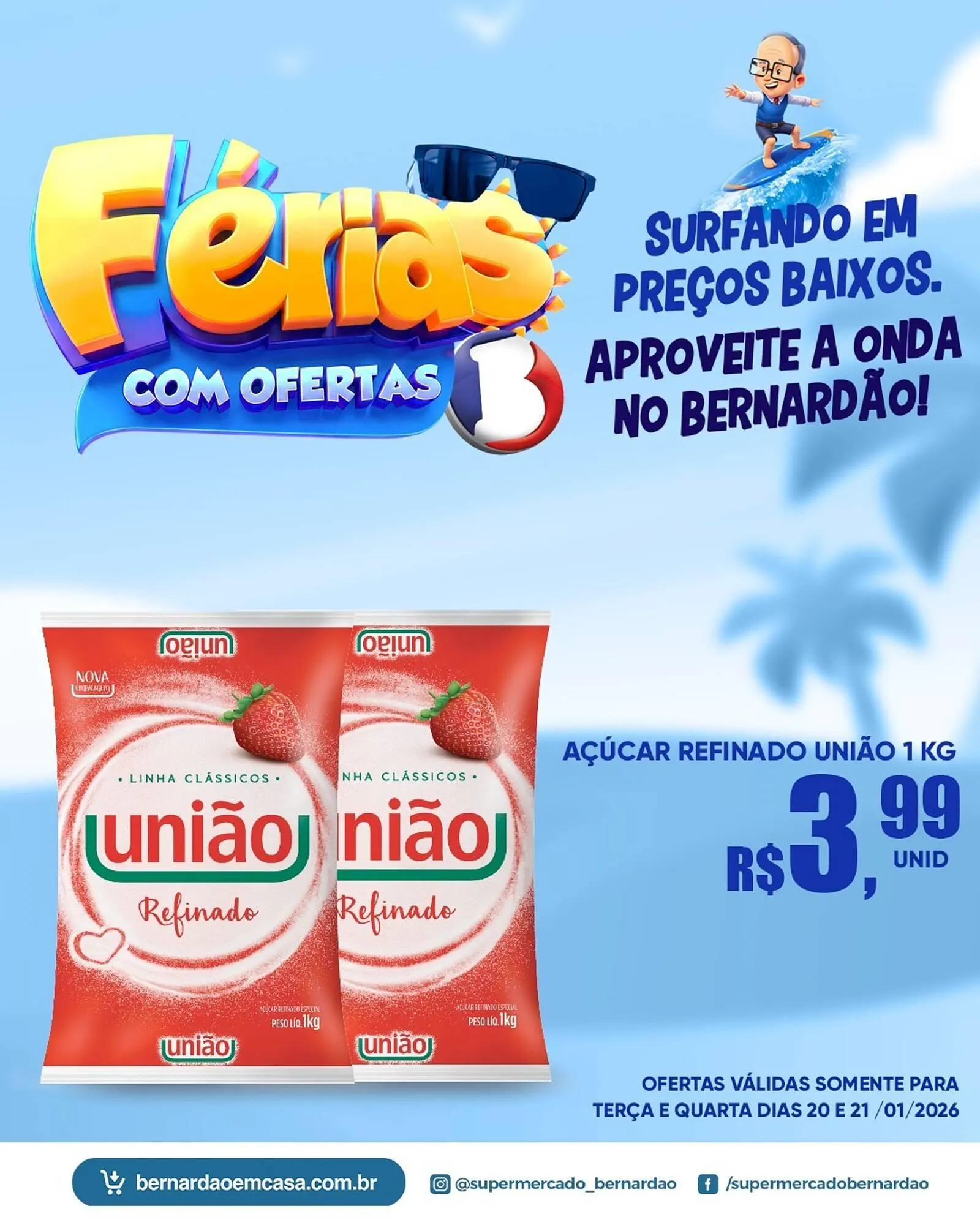 Encarte de Catálogo Supermercado Bernardão 20 de janeiro até 21 de janeiro 2026 - Pagina 3