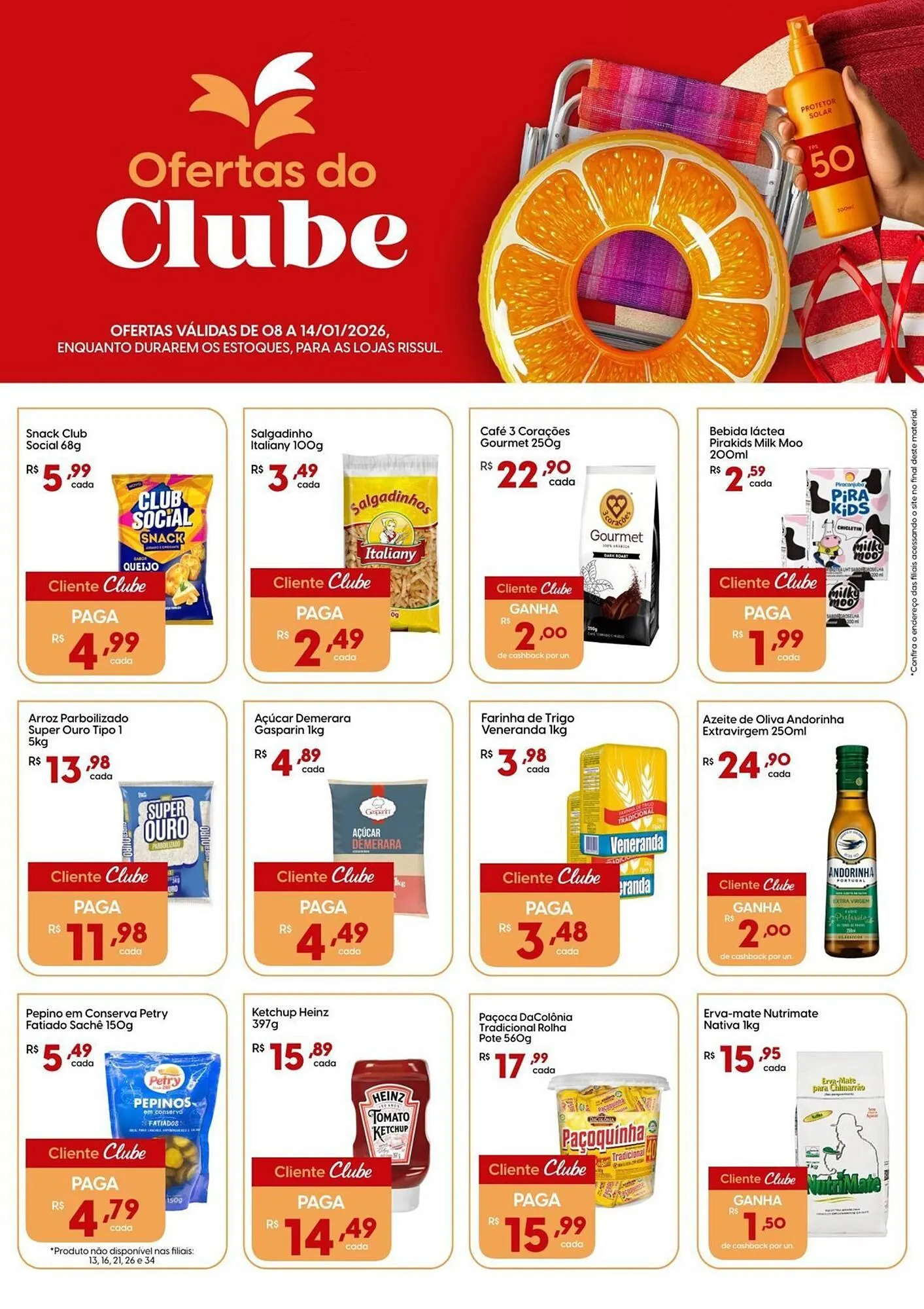 Encarte de Catálogo Supper Rissul 8 de janeiro até 14 de janeiro 2026 - Pagina 1