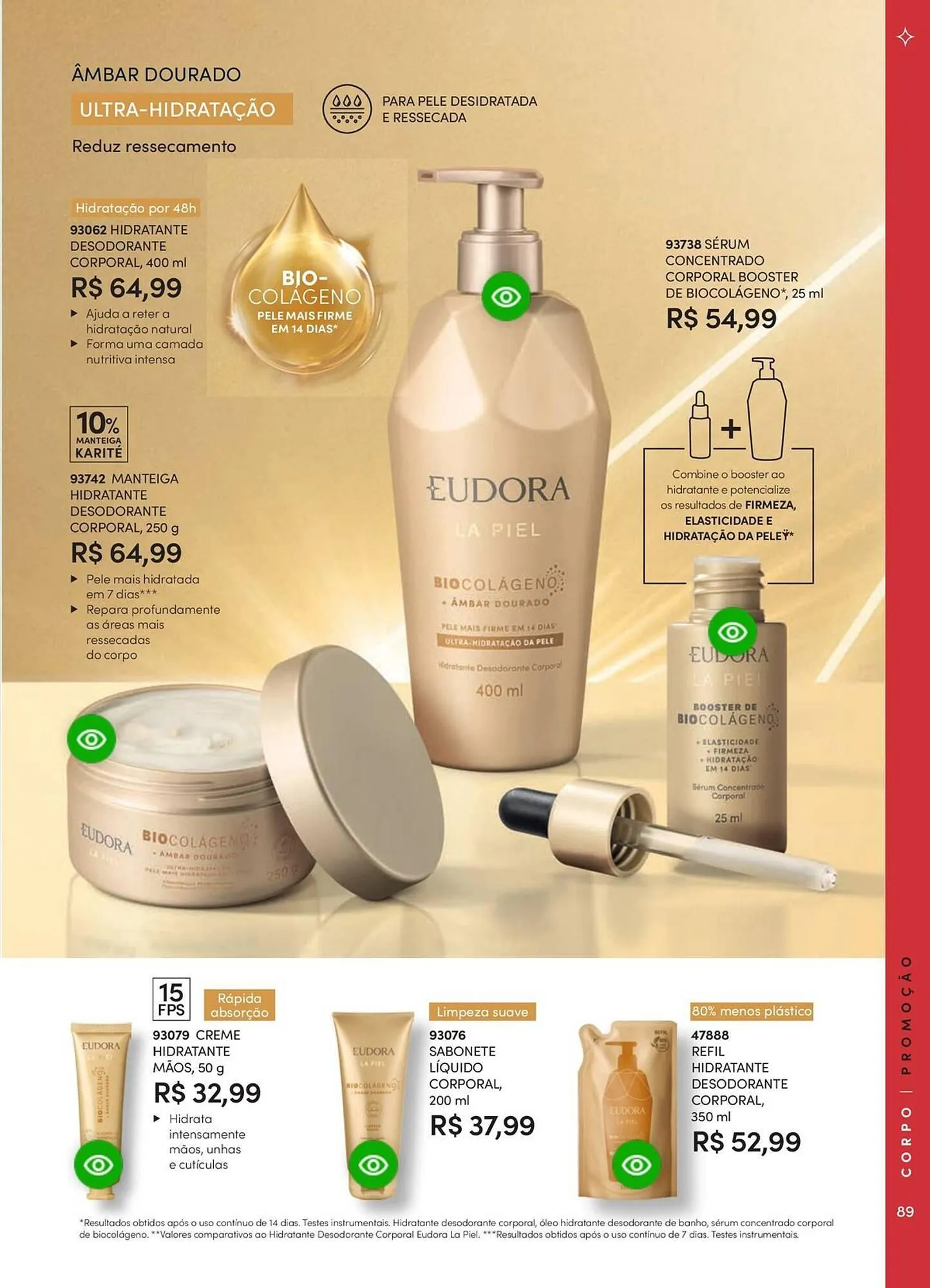 Encarte de Catálogo Eudora 23 de abril até 30 de junho 2025 - Pagina 95