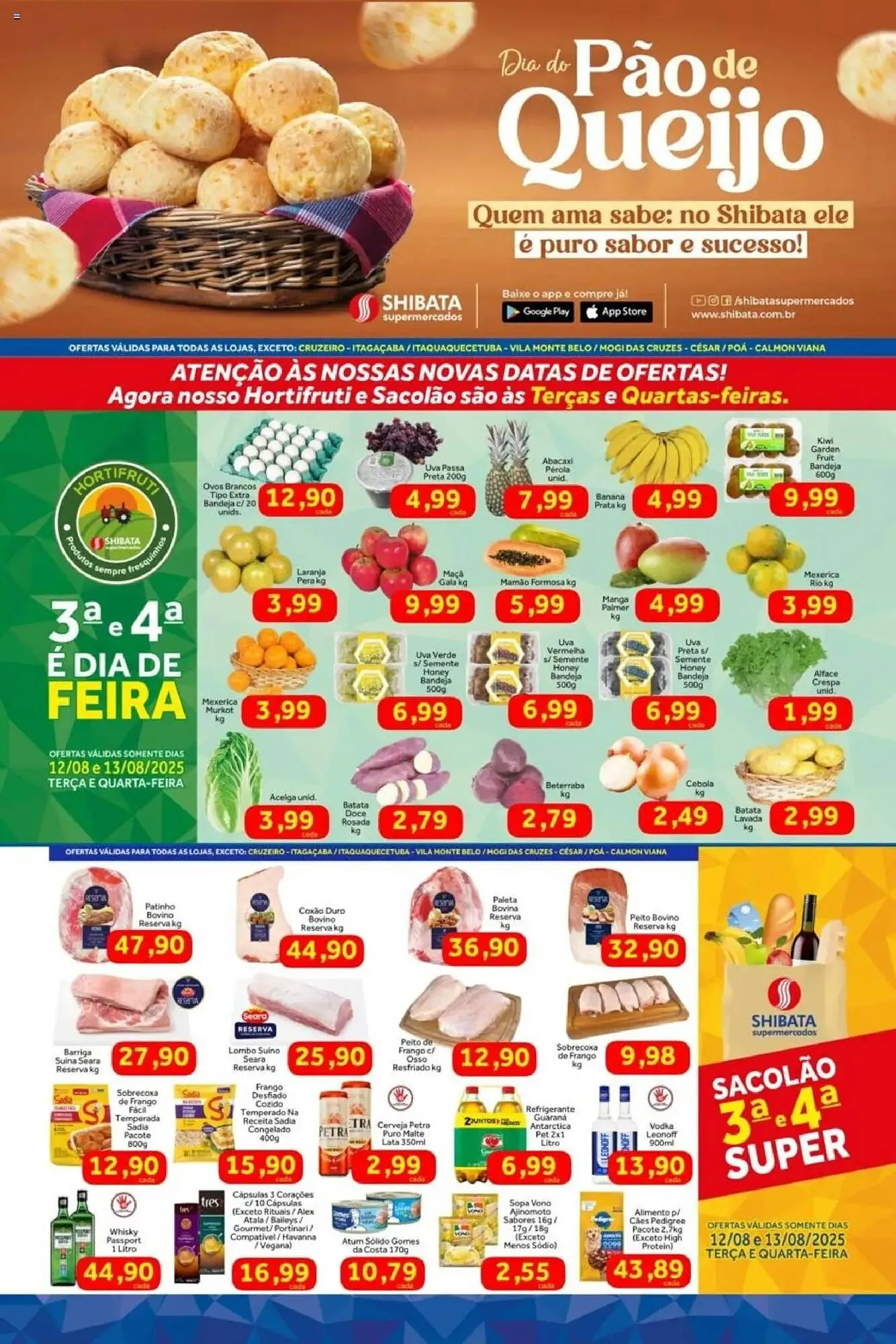 Encarte de Catálogo Shibata Supermercados 12 de agosto até 18 de agosto 2025 - Pagina 4