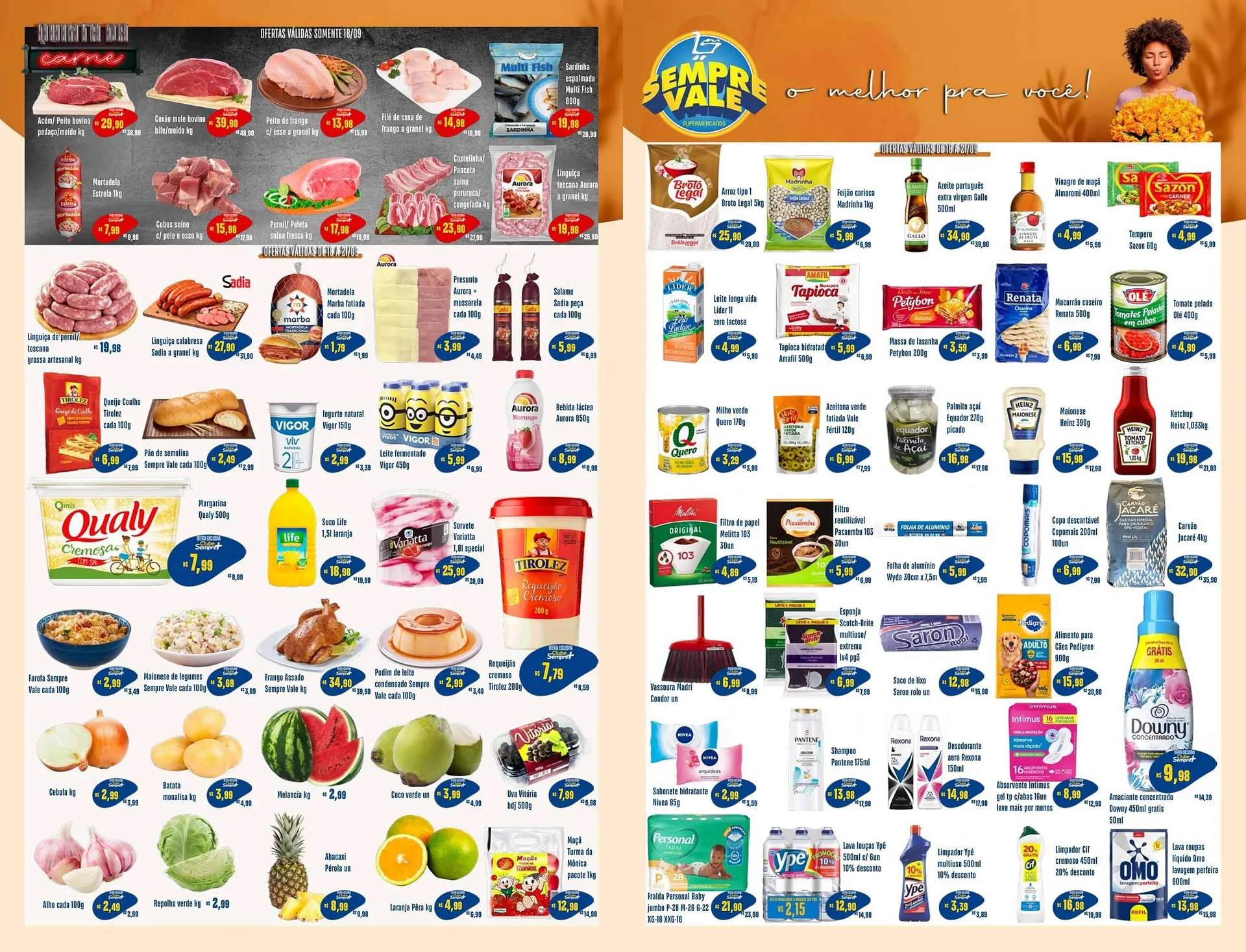 Encarte de Catálogo Sempre Vale Supermercados 18 de setembro até 21 de setembro 2025 - Pagina 2