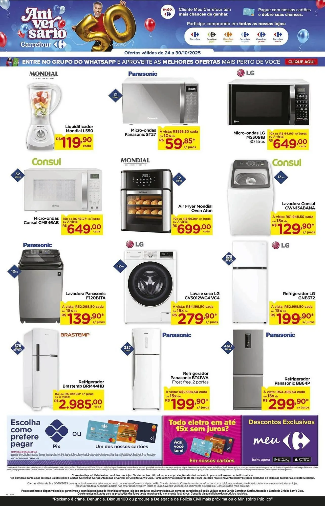 Encarte de Folheto Carrefour 24 de outubro até 30 de outubro 2025 - Pagina 18