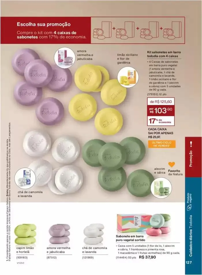 Encarte de Revista Natura Ciclo 18 11 de novembro até 31 de dezembro 2024 - Pagina 31