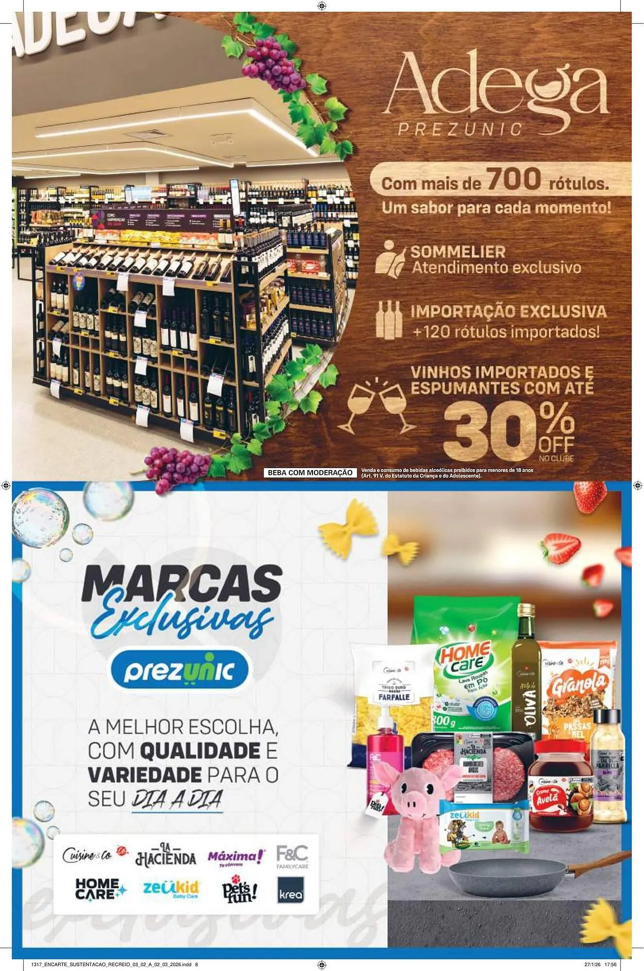 Encarte de Encarte Prezunic 3 de fevereiro até 3 de março 2026 - Pagina 8